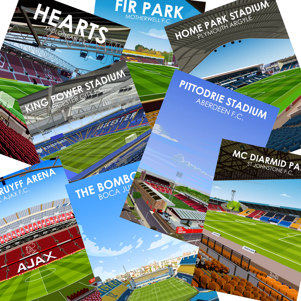 Mystery A4 Stadium Print - Image 2