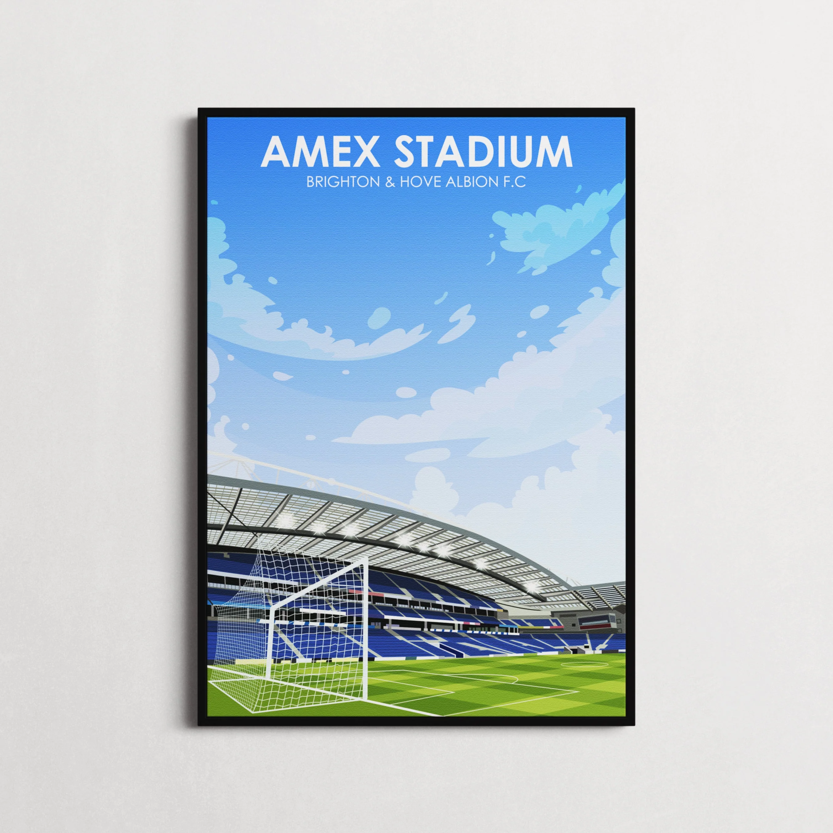 Amex Stadium Heavyweight Art Print