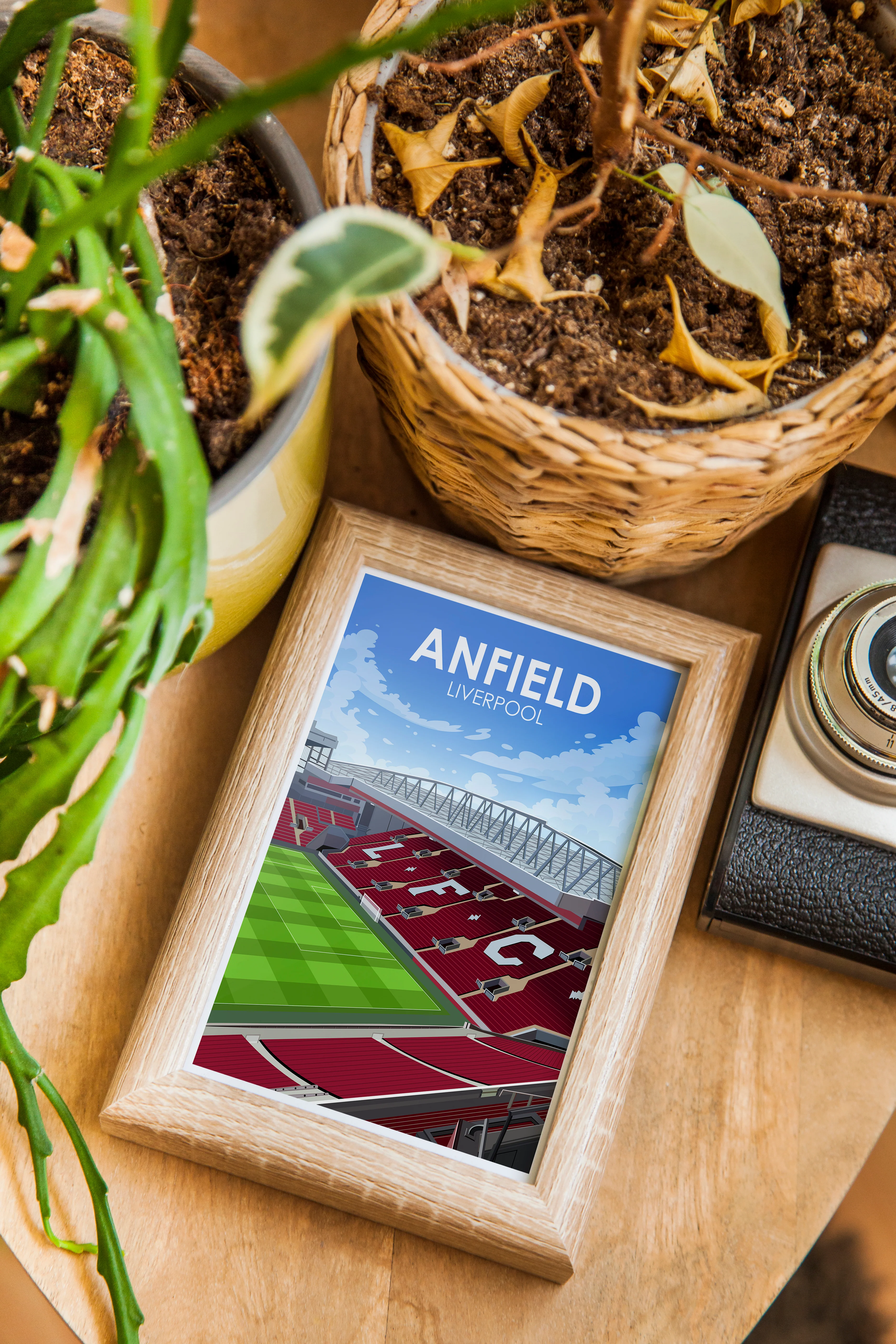 Anfield Heavyweight Art Print - Football Post - Perfect Gift - Birthday Present for Him - Image 5