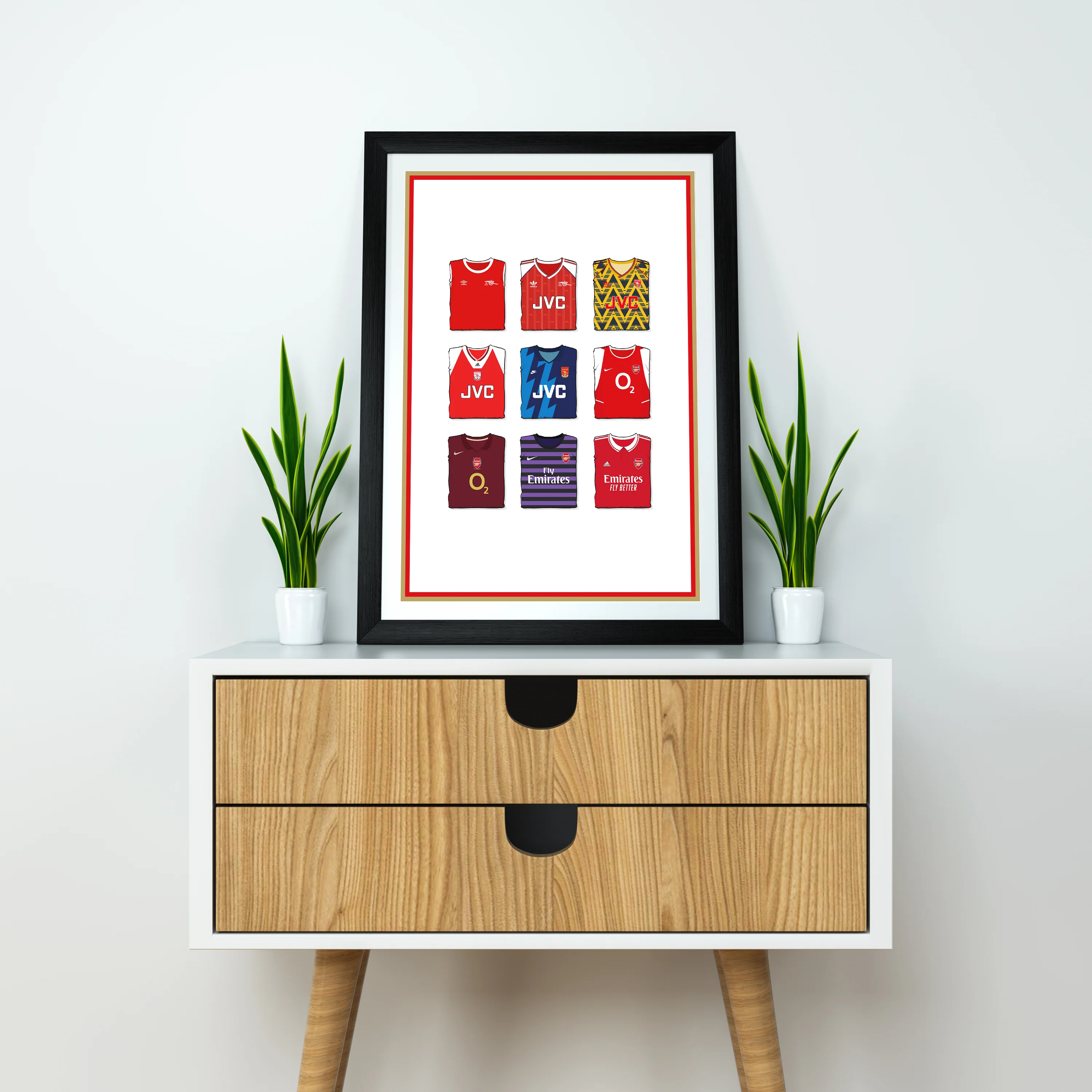 Arsenal Collection Heavyweight Art Print - Football Post - Perfect Gift - Birthday Present for Him - Image 3