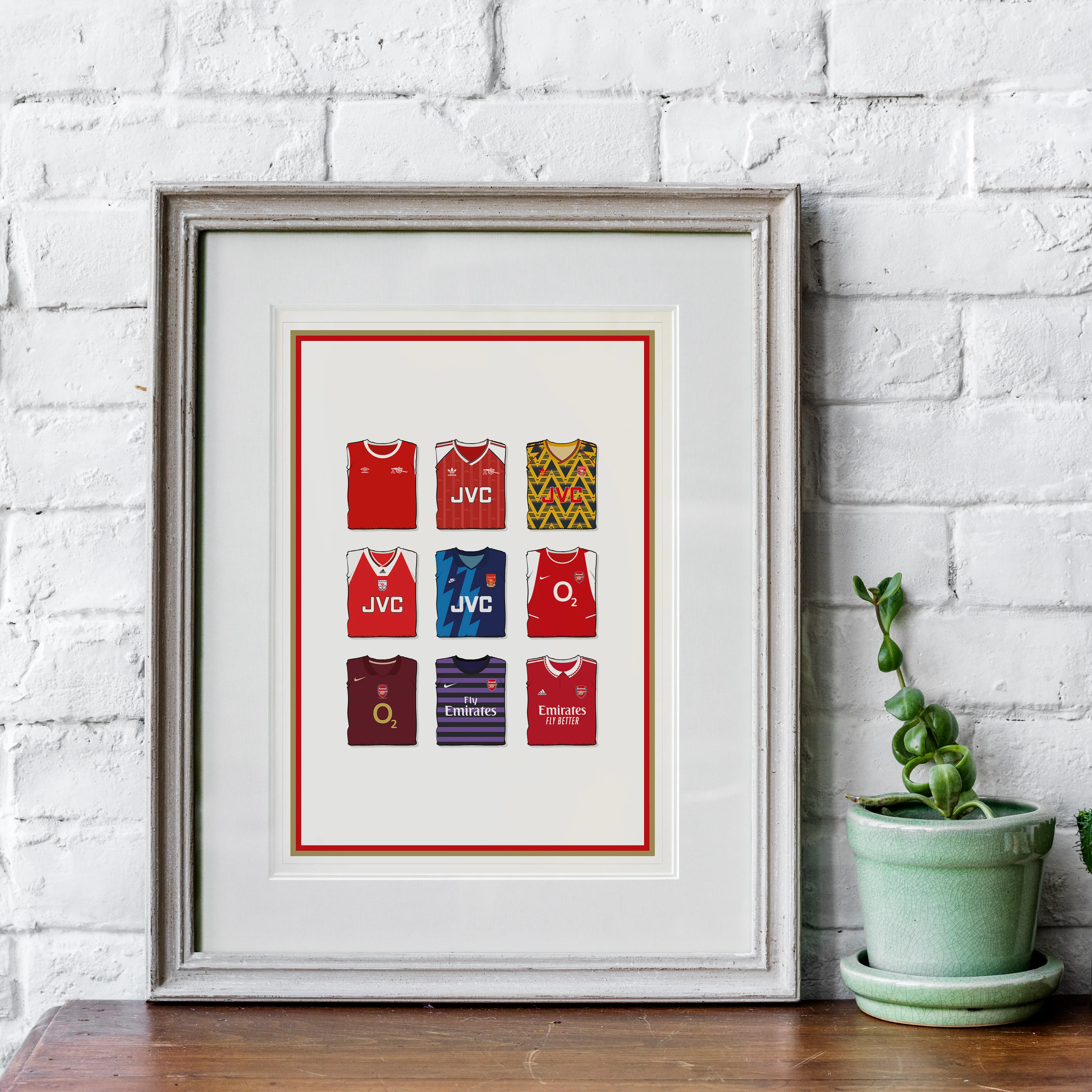 Arsenal Collection Heavyweight Art Print - Football Post - Perfect Gift - Birthday Present for Him - Image 4