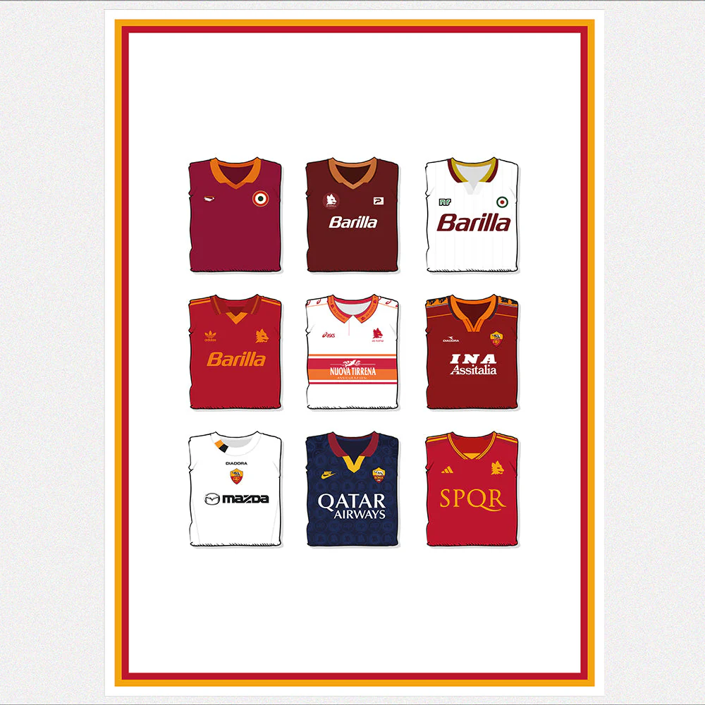 AS Roma Collection Heavyweight Art Print - Image 2