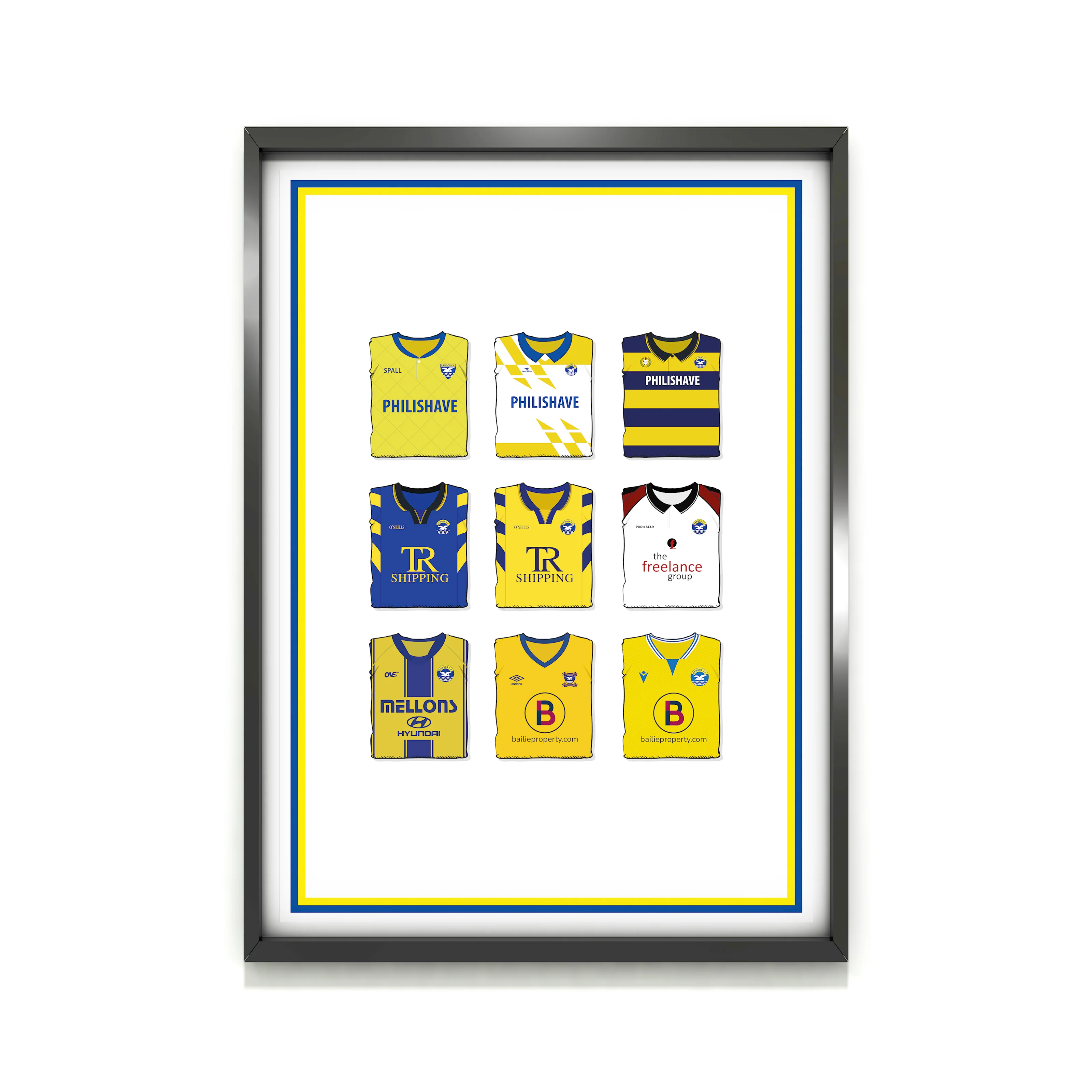 Bangor Heavyweight Art Print - Football Post - Perfect Gift - Birthday Present for Him - Image 2