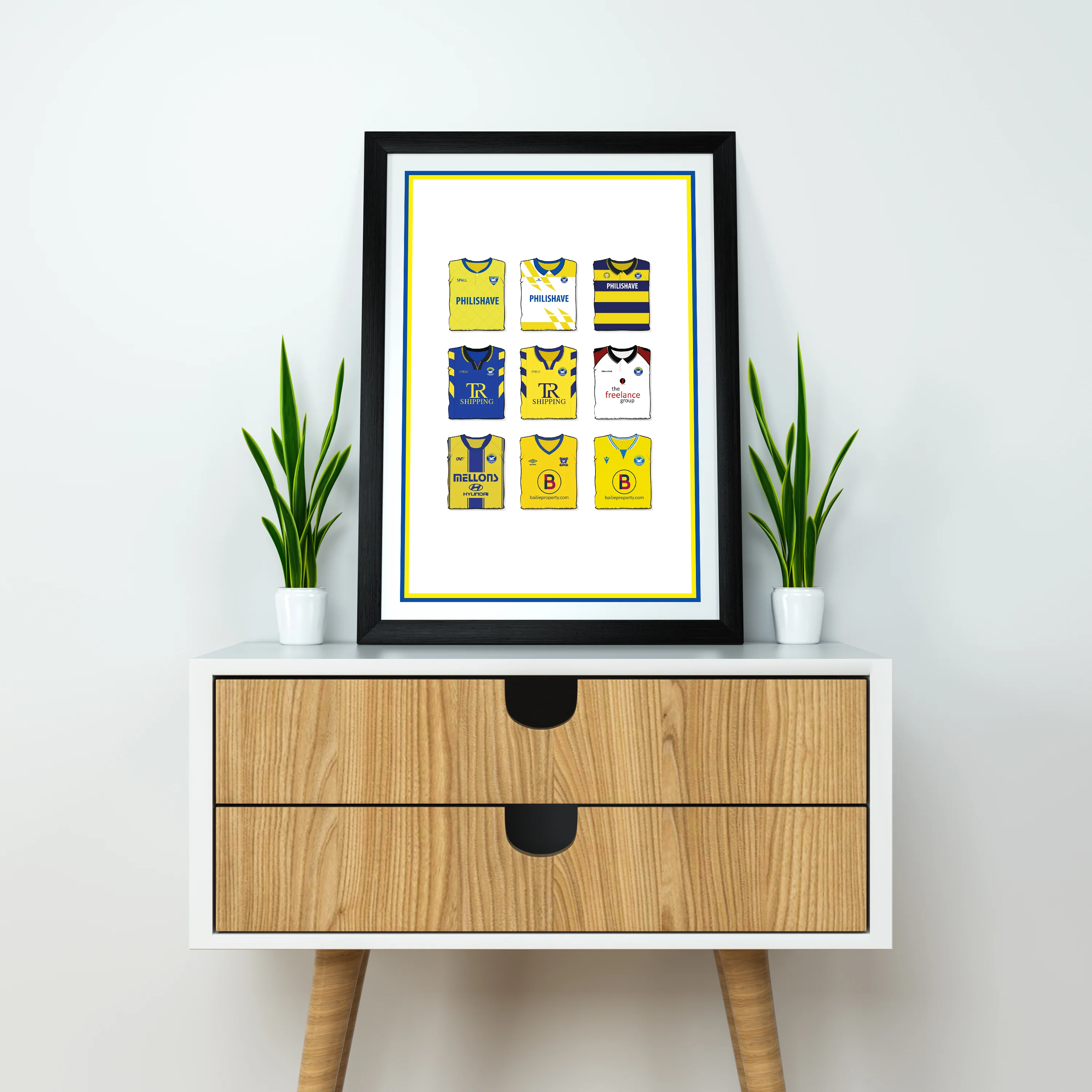 Bangor Heavyweight Art Print - Football Post - Perfect Gift - Birthday Present for Him - Image 4