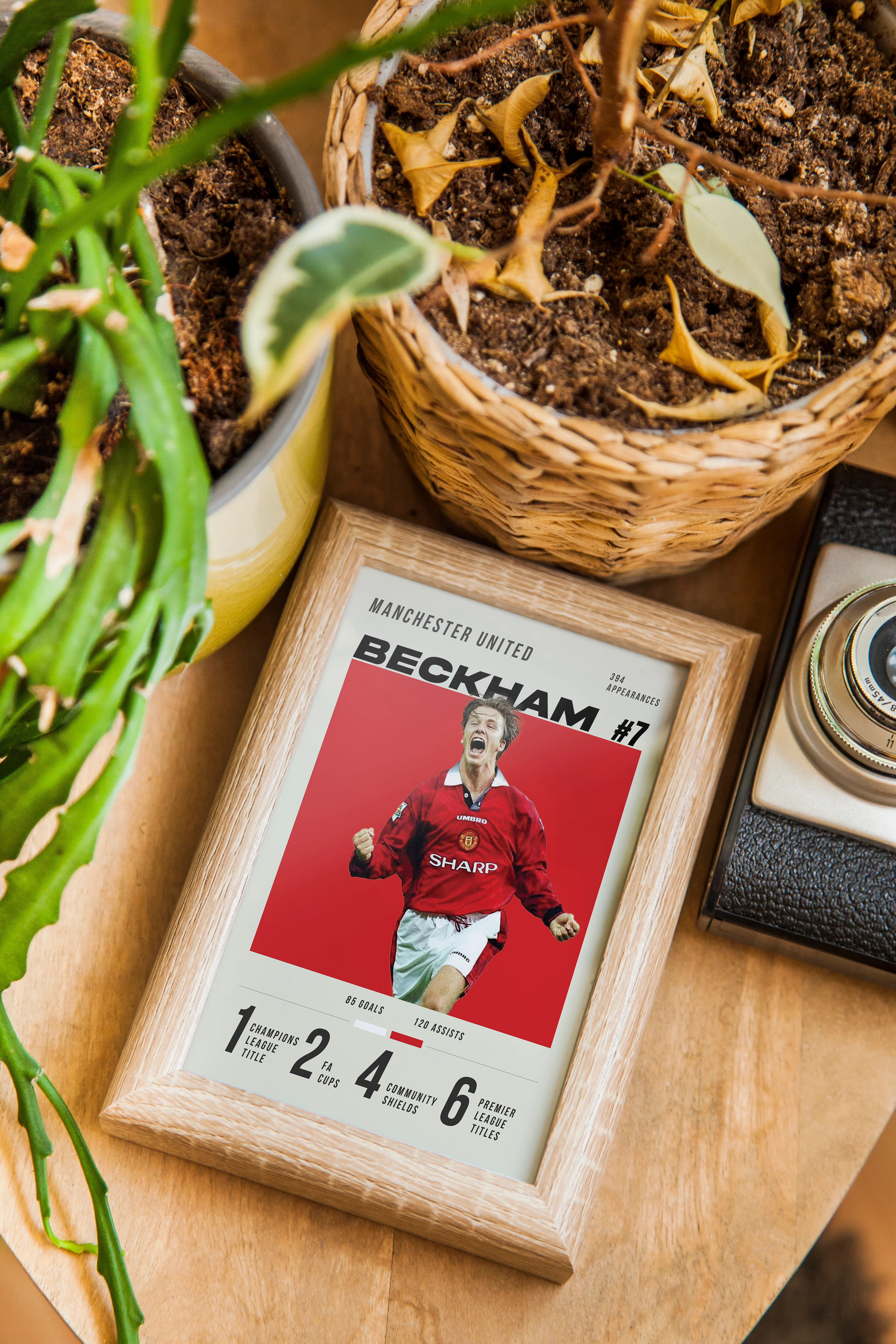 Beckham Heavyweight Art Print - Football Post - Perfect Gift - Birthday Present for Him - Image 4