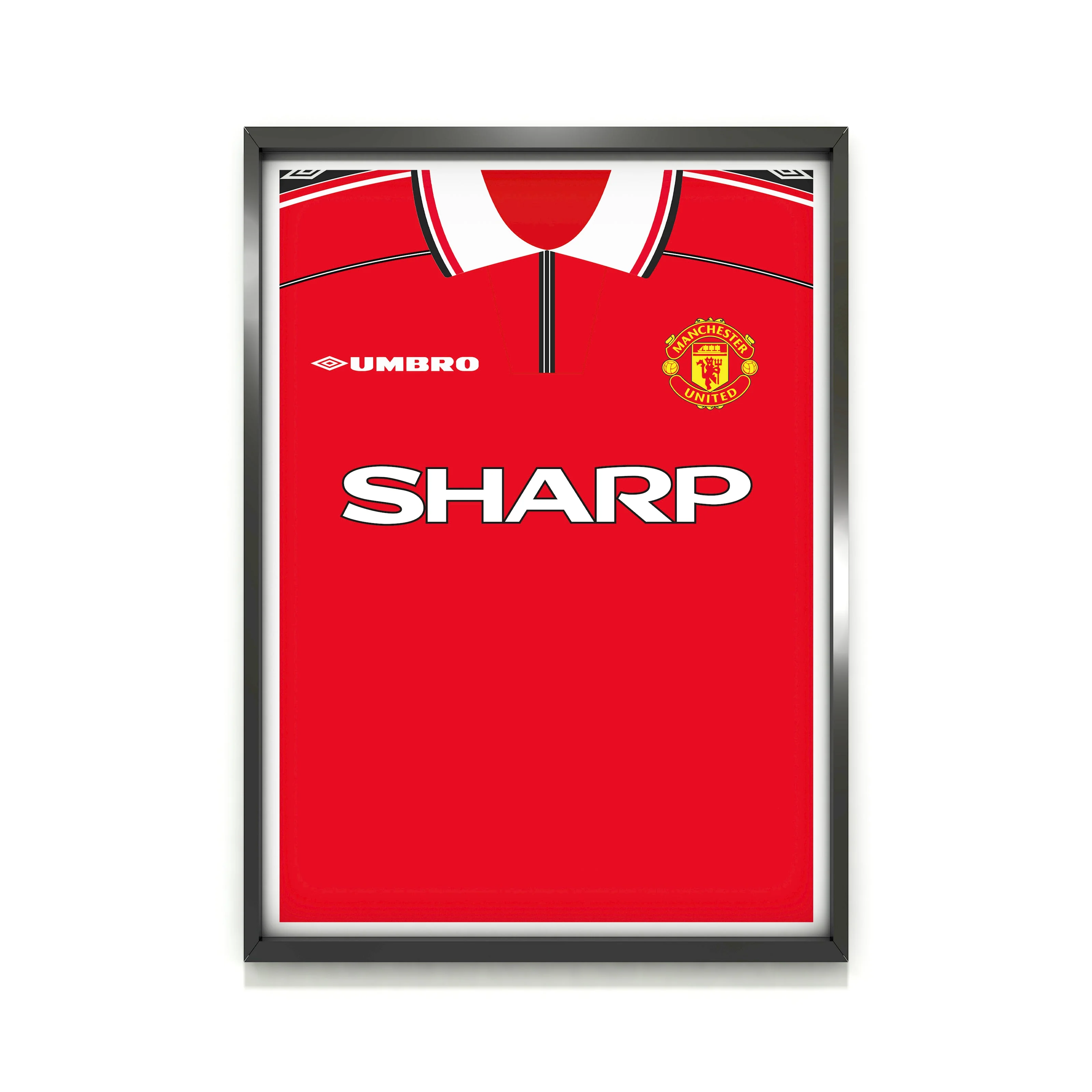 Beckham Manchester Utd (Front) Heavyweight Art Print - Football Post - Perfect Gift - Birthday Present for Him - Image 2