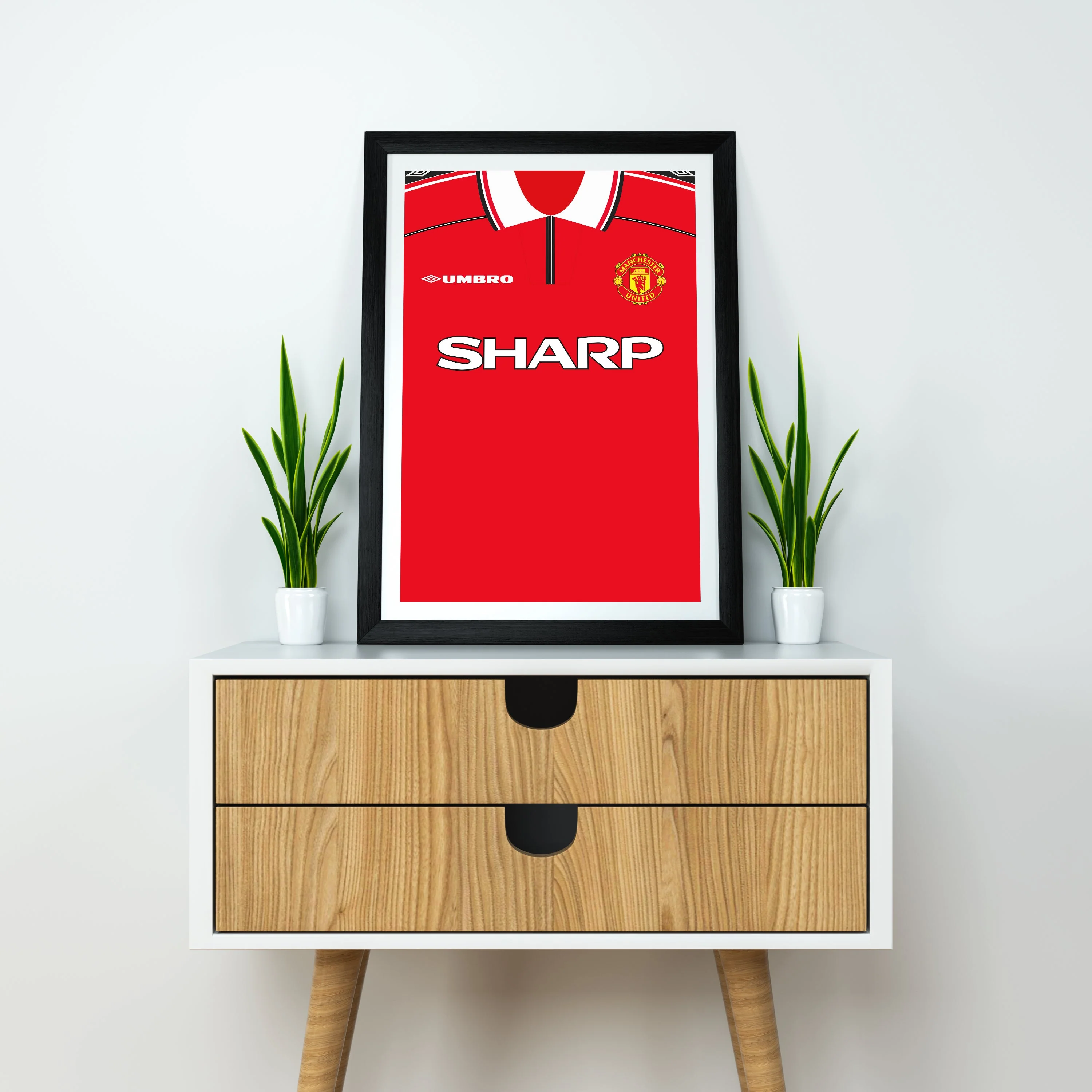 Beckham Manchester Utd (Front) Heavyweight Art Print - Football Post - Perfect Gift - Birthday Present for Him - Image 4