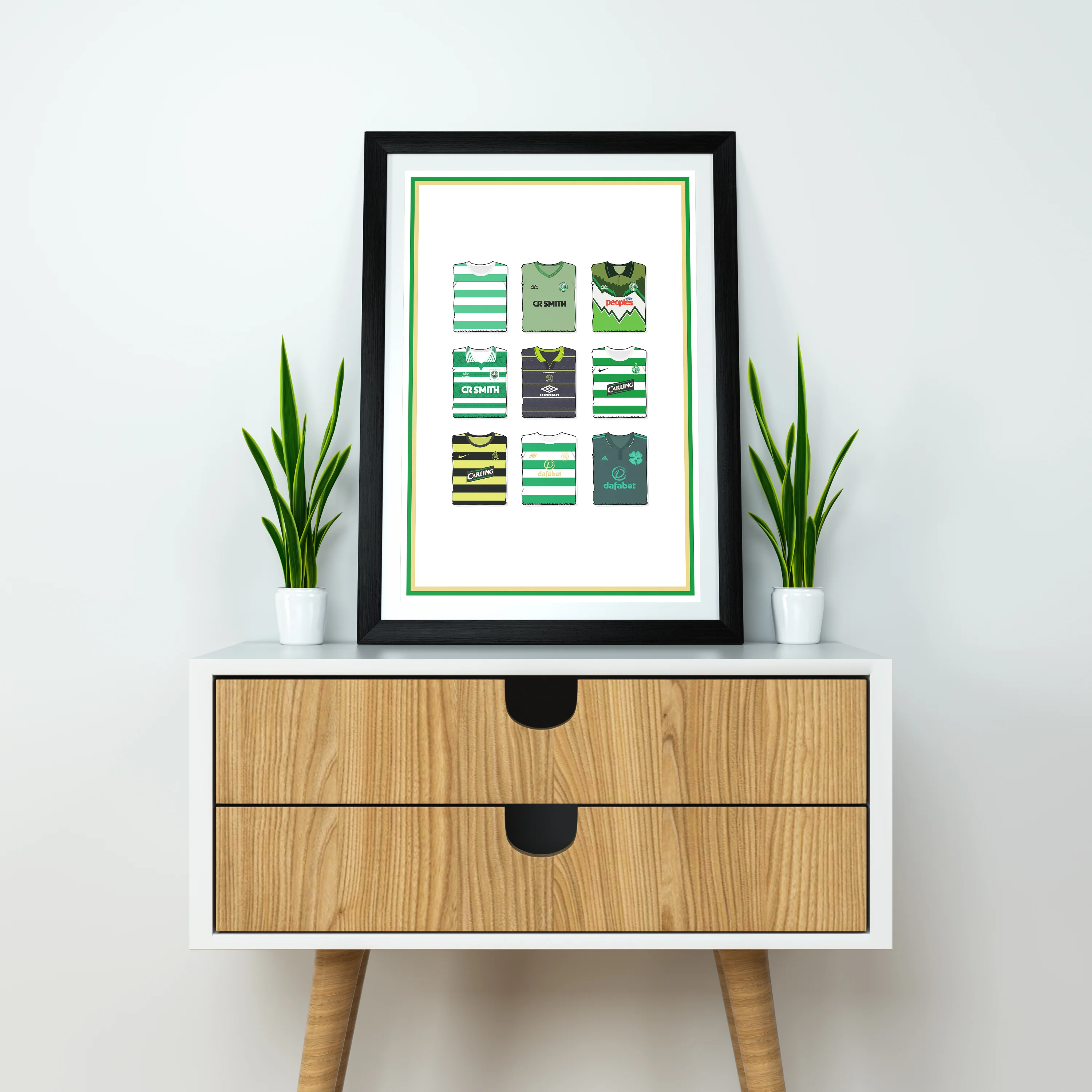 Celtic Collection Heavyweight Art Print - Football Post - Perfect Gift - Birthday Present for Him - Image 4