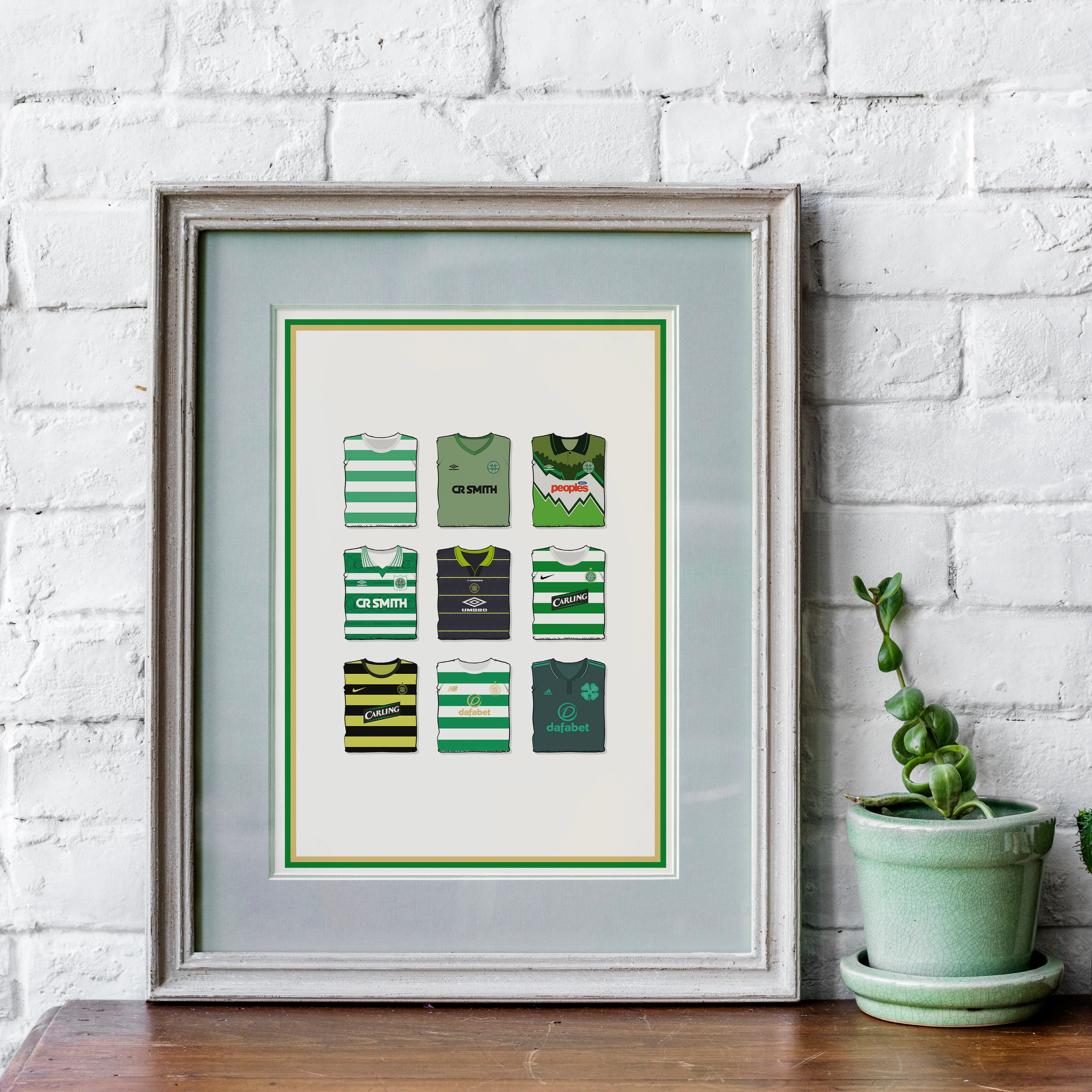 Celtic Collection Heavyweight Art Print - Football Post - Perfect Gift - Birthday Present for Him - Image 5