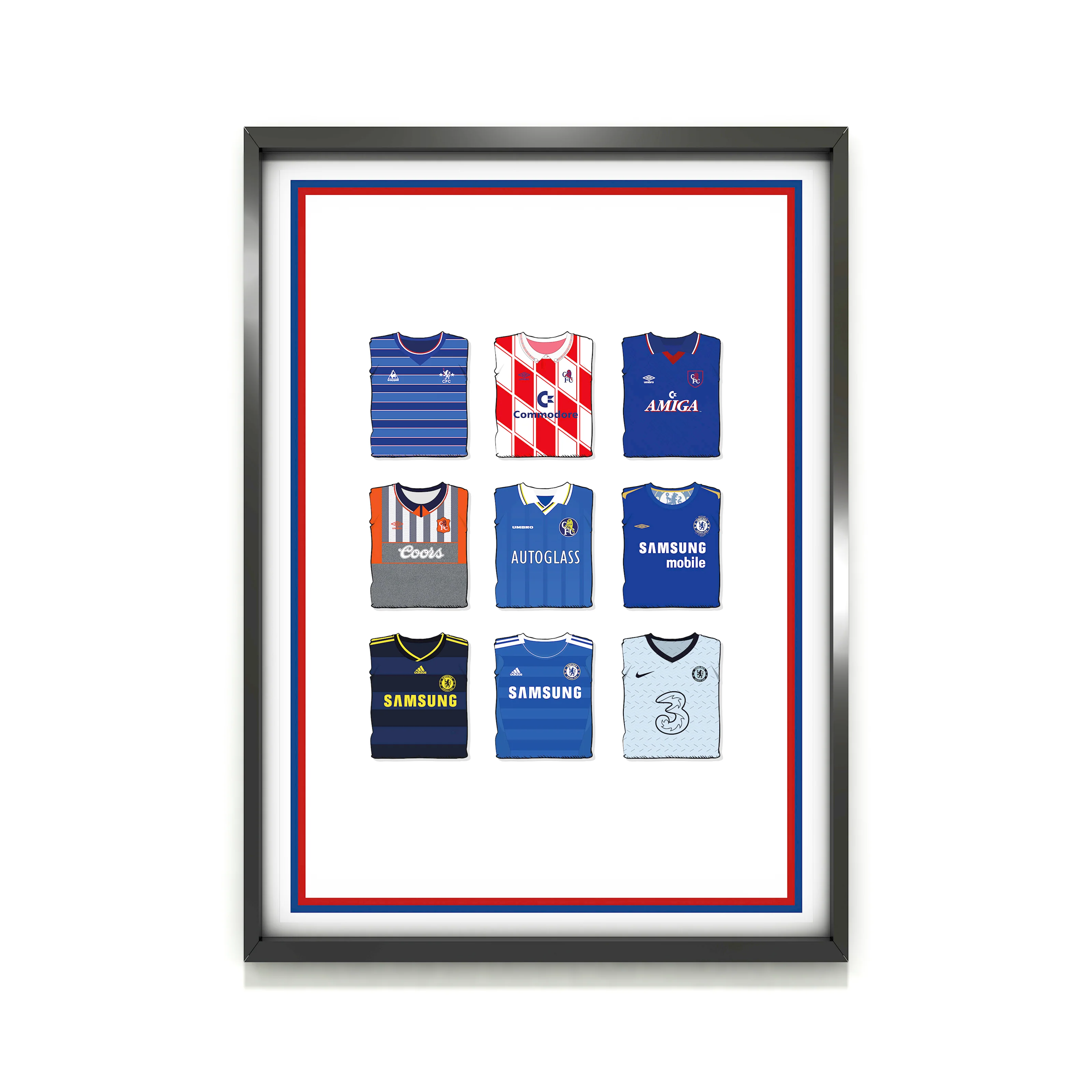 Chelsea Collection Heavyweight Art Print - Football Post - Perfect Gift - Birthday Present for Him - Image 2