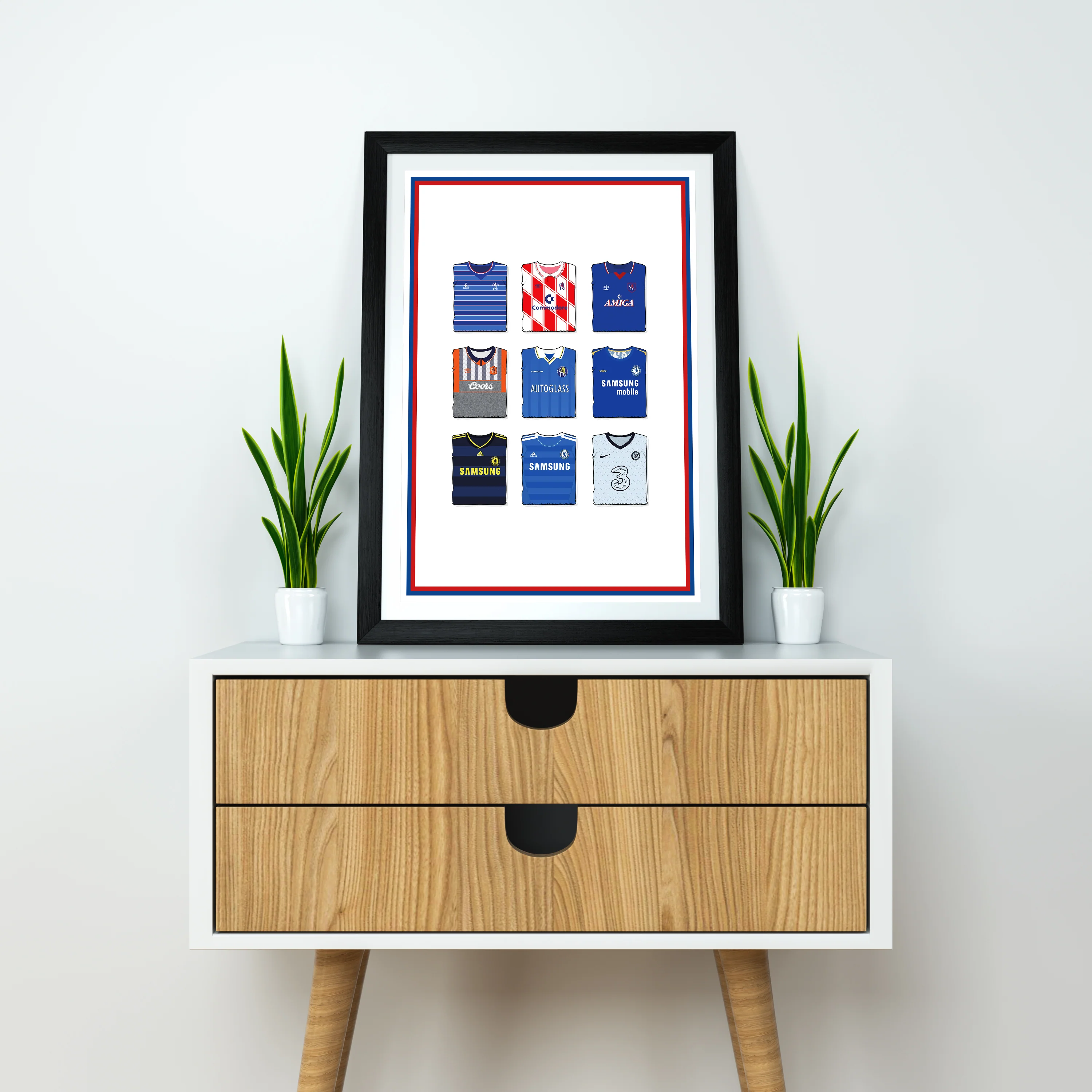 Chelsea Collection Heavyweight Art Print - Football Post - Perfect Gift - Birthday Present for Him - Image 3