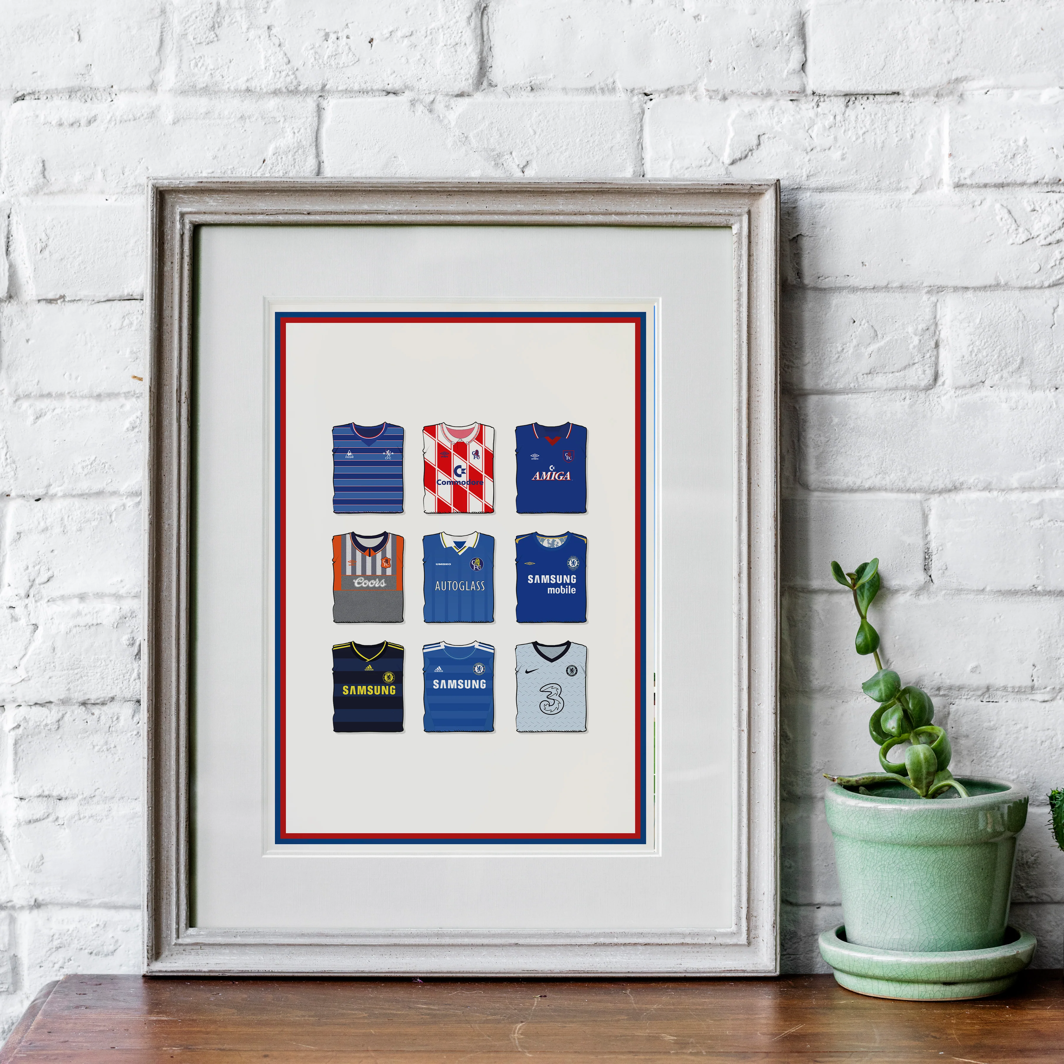 Chelsea Collection Heavyweight Art Print - Football Post - Perfect Gift - Birthday Present for Him - Image 4