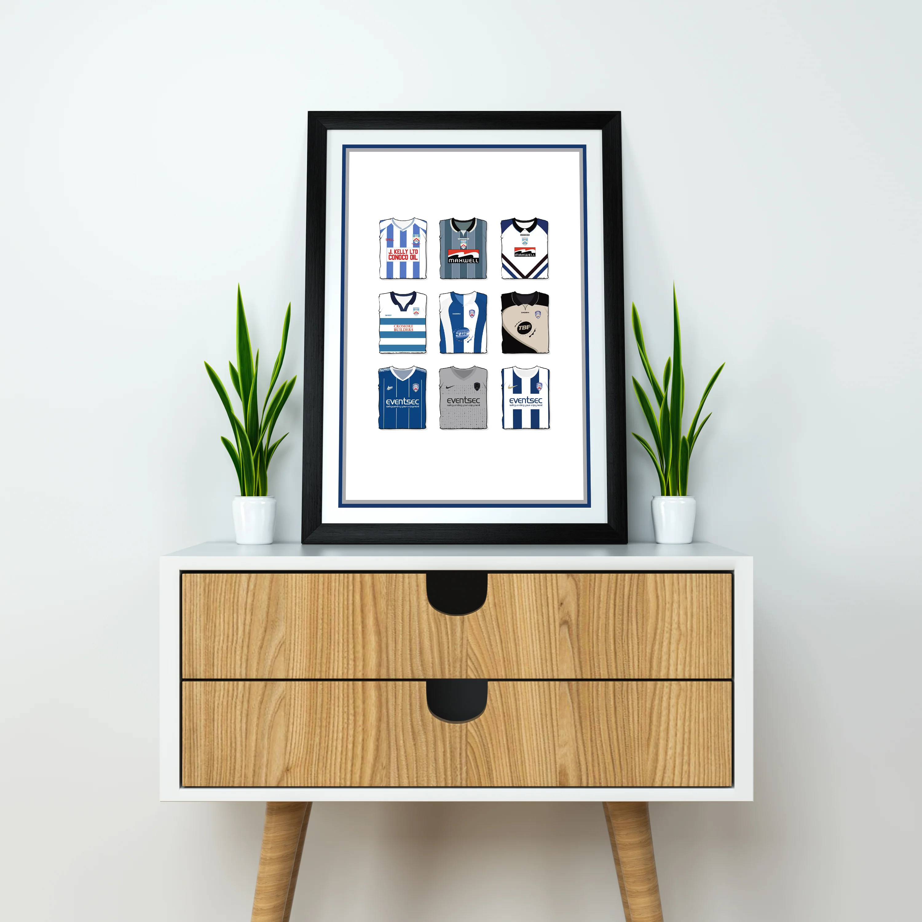 Coleraine Heavyweight Art Print - Football Post - Perfect Gift - Birthday Present for Him - Image 5