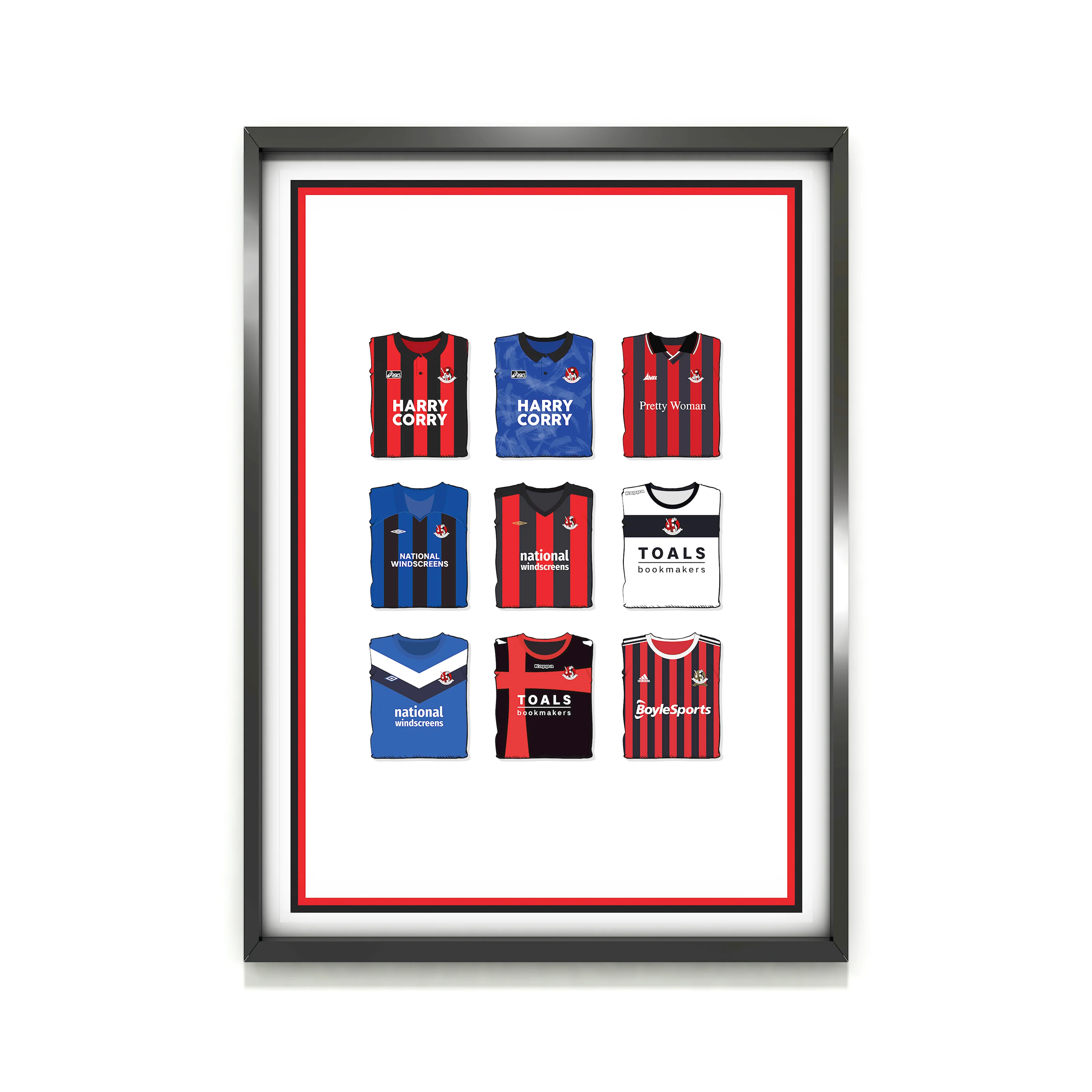 Crusaders Heavyweight Art Print - Football Post - Perfect Gift - Birthday Present for Him - Image 2