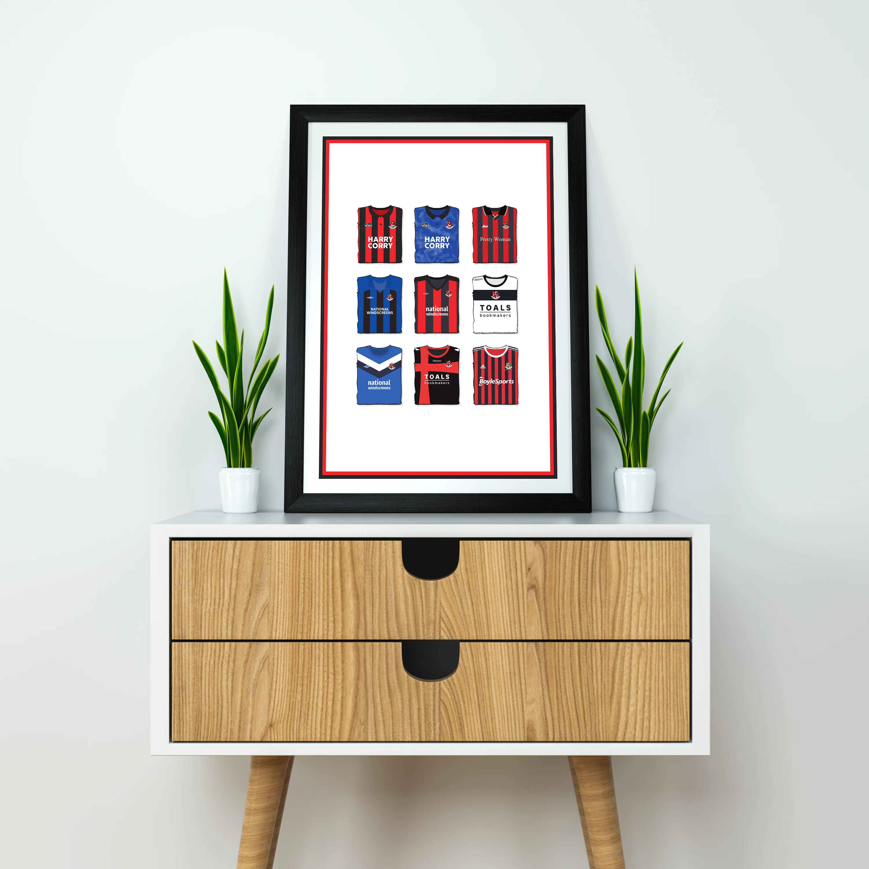Crusaders Heavyweight Art Print - Football Post - Perfect Gift - Birthday Present for Him - Image 3