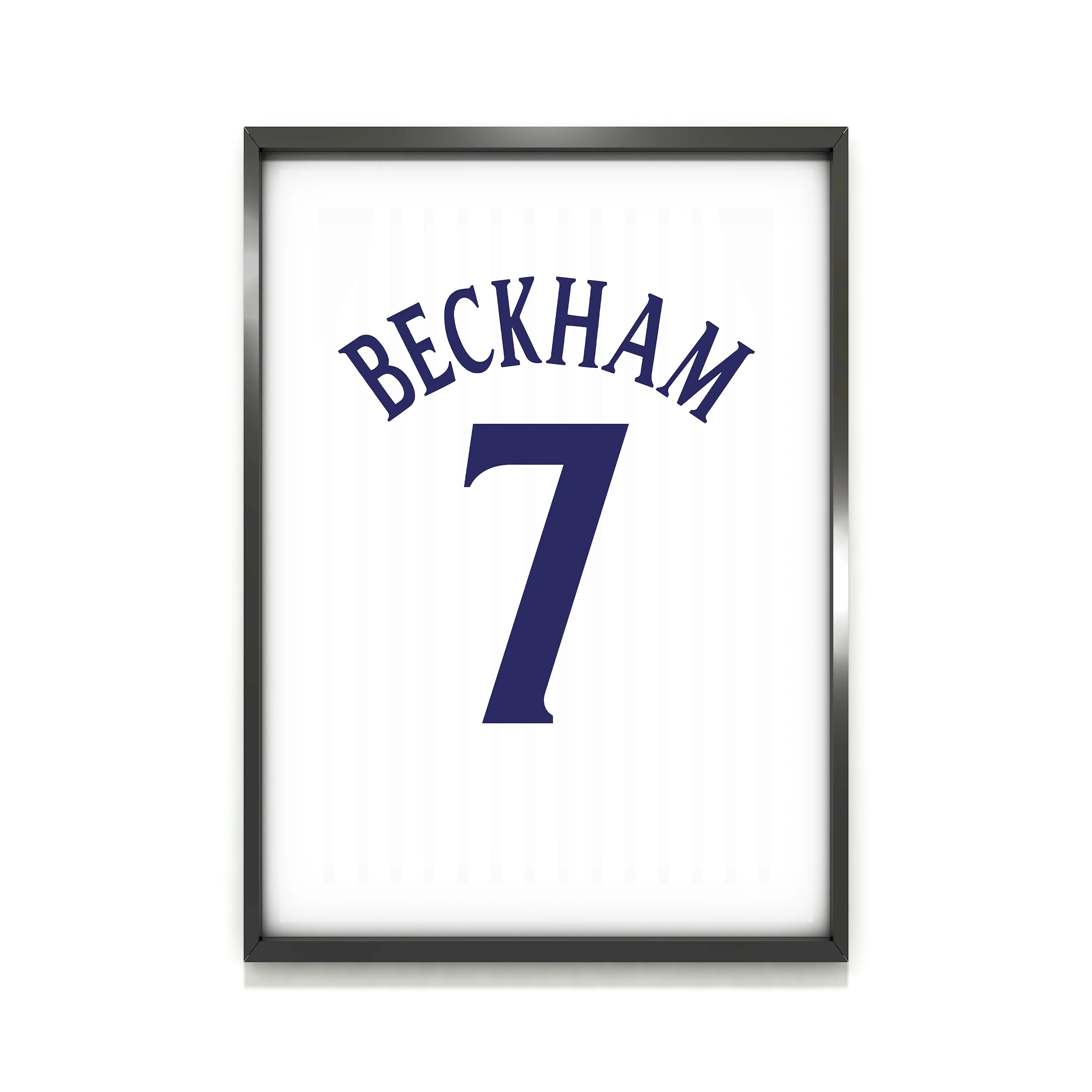 David Beckham England 2002 (Back) Heavyweight Art Print - Football Post - Perfect Gift - Birthday Present for Him - Image 2