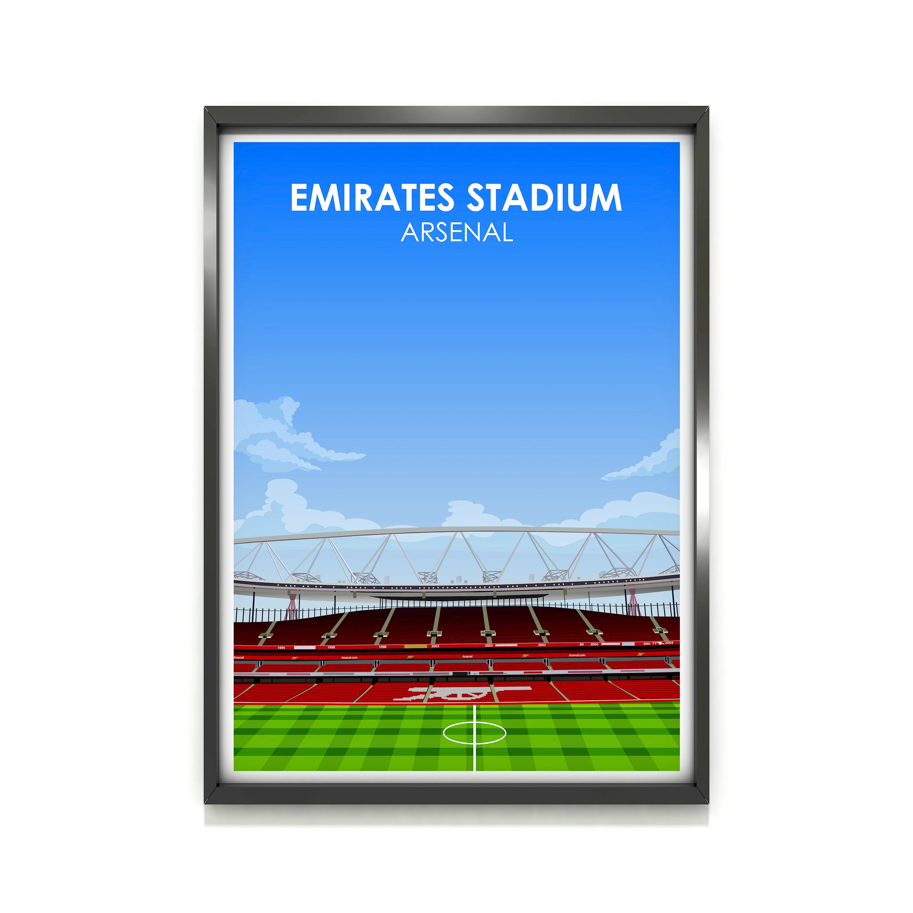 Emirates Stadium Heavyweight Art Print - Football Post - Perfect Gift - Birthday Present for Him - Image 2