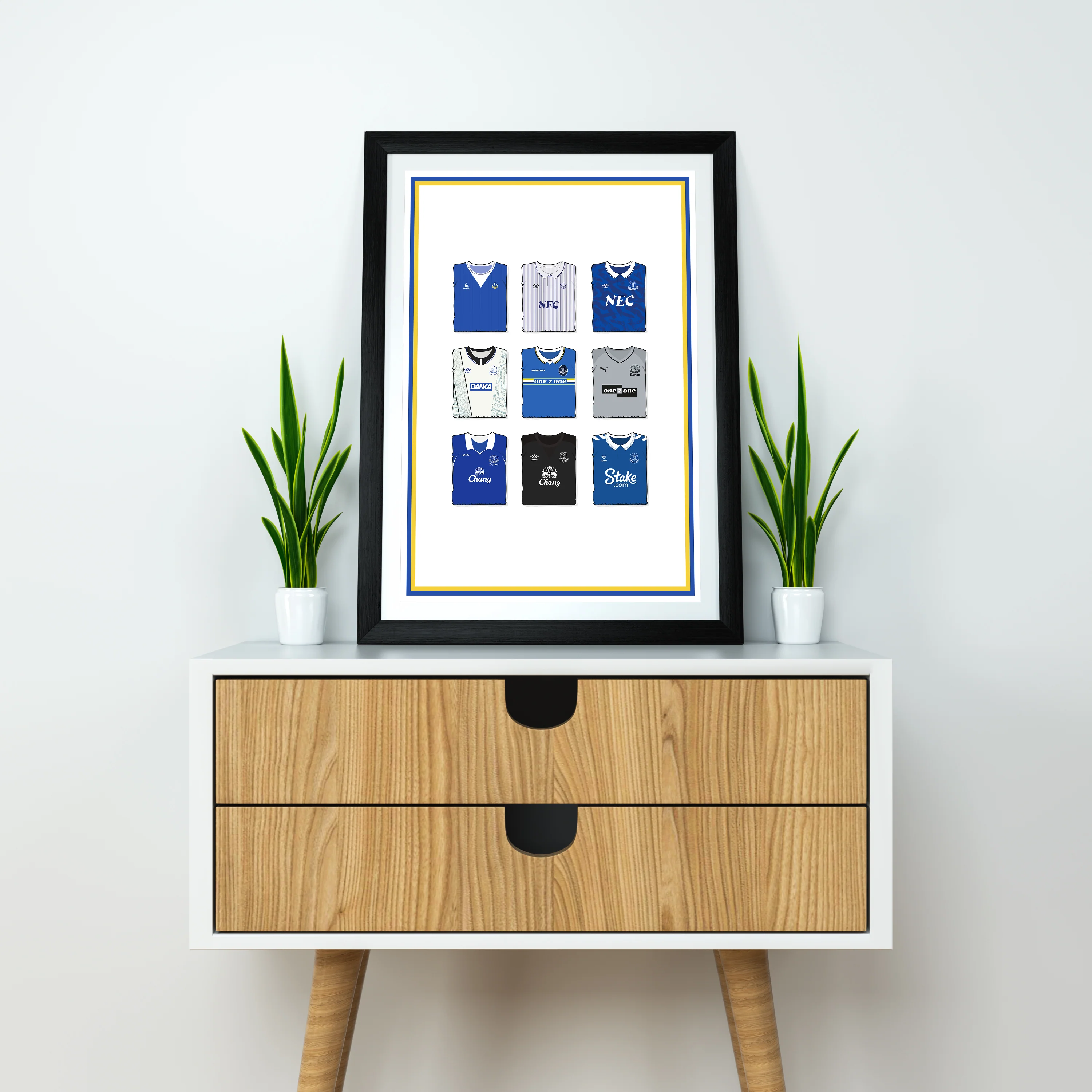 Everton Collection Heavyweight Art Print - Football Post - Perfect Gift - Birthday Present for Him - Image 3