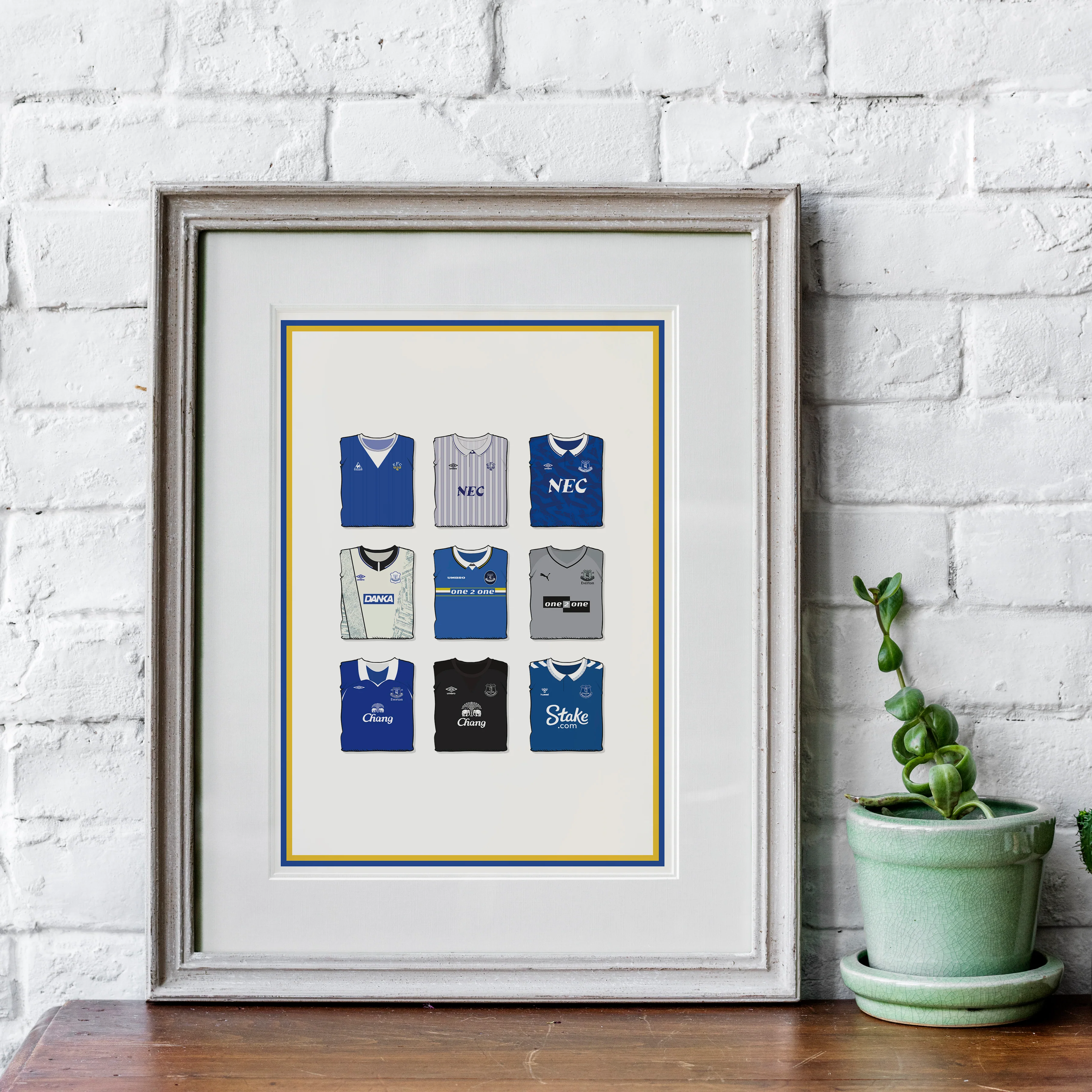 Everton Collection Heavyweight Art Print - Football Post - Perfect Gift - Birthday Present for Him - Image 4
