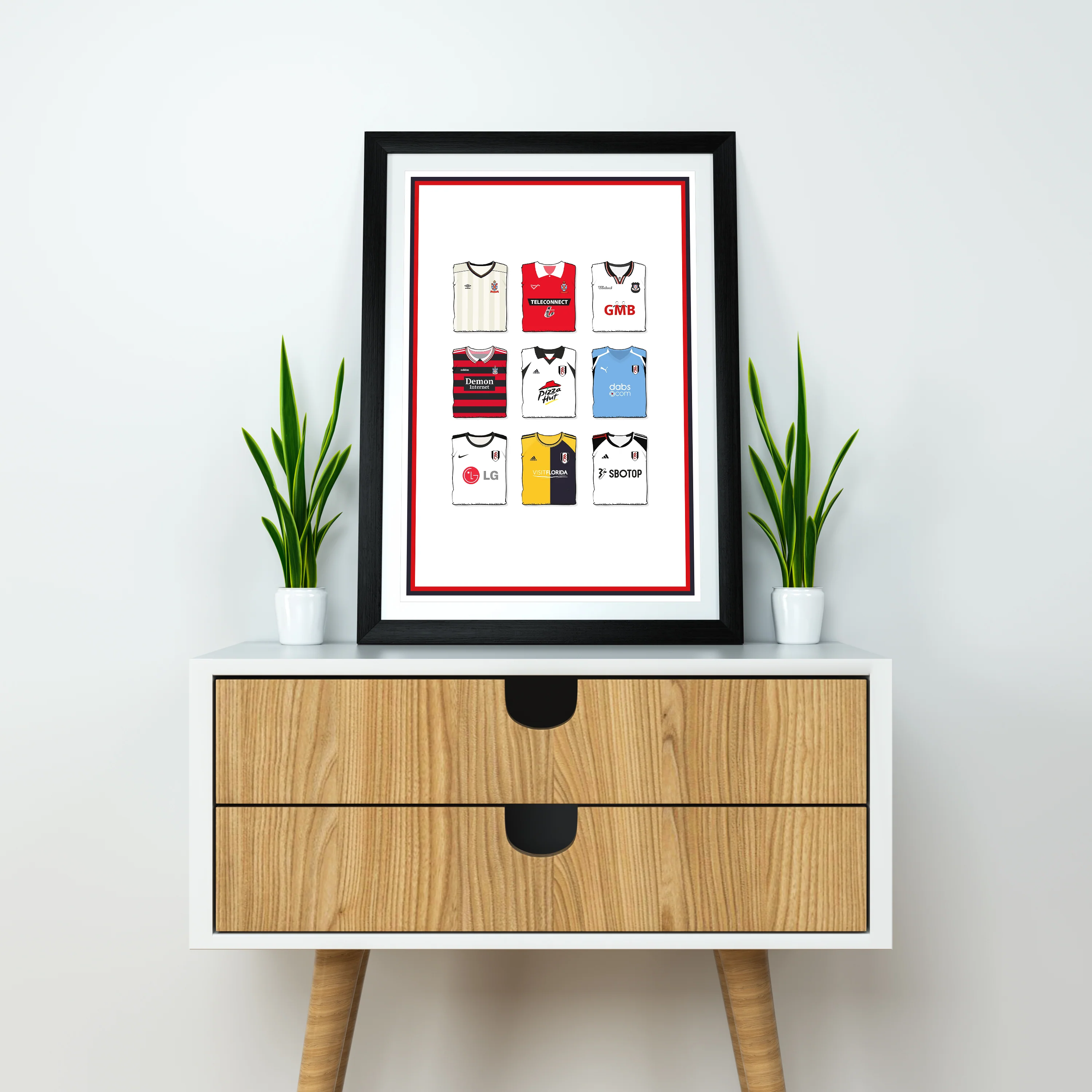 Fulham Collection Heavyweight Art Print - Football Post - Perfect Gift - Birthday Present for Him - Image 3