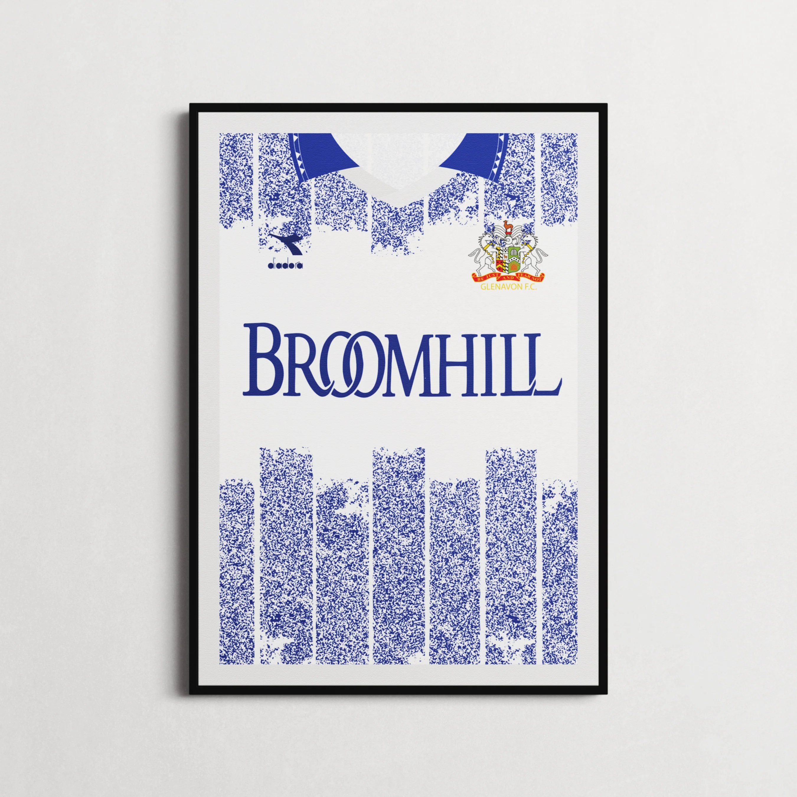 Glenavon 95/96 Heavyweight Art Print (Front)