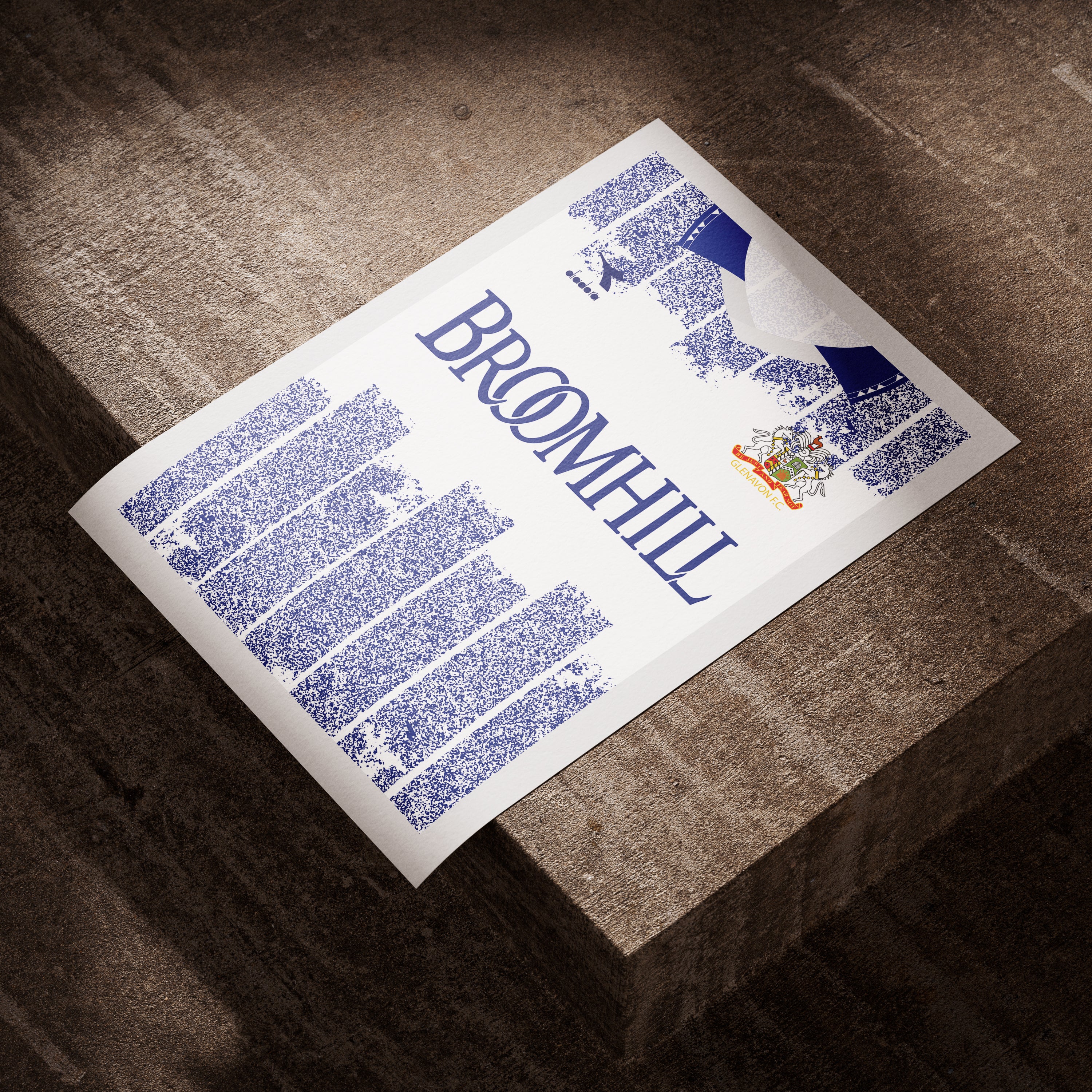 Glenavon 95/96 Heavyweight Art Print (Front) - Image 5