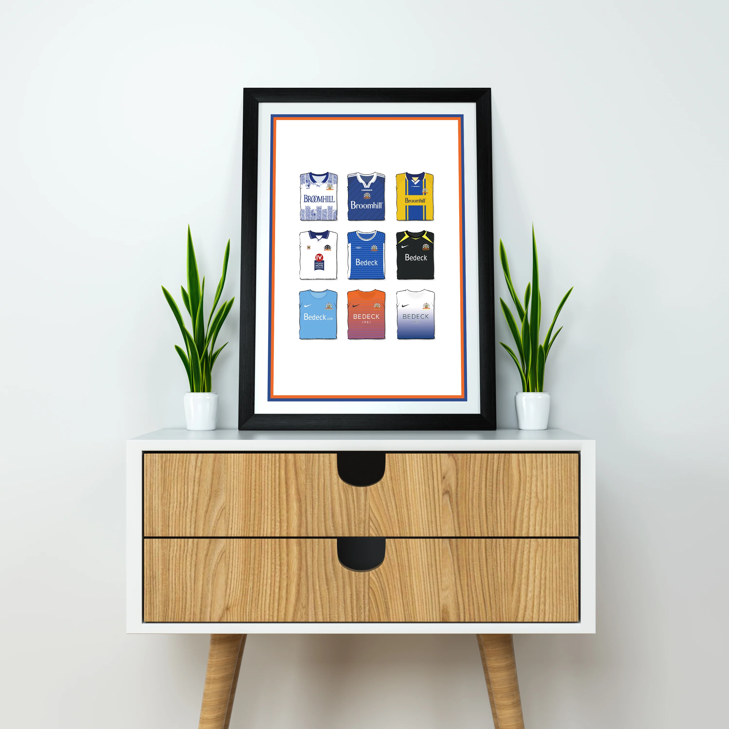 Glenavon Heavyweight Art Print - Football Post - Perfect Gift - Birthday Present for Him - Image 3