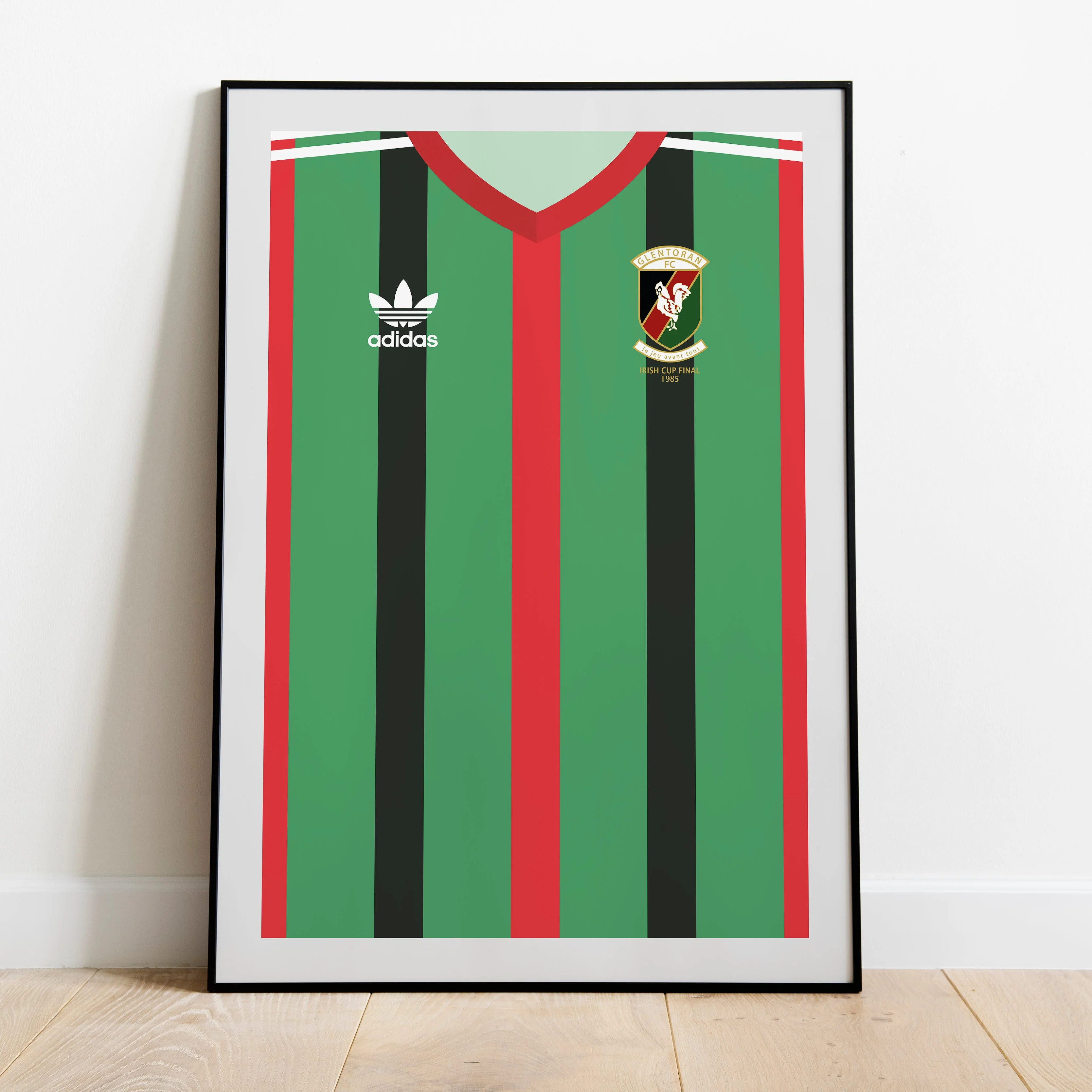 Glentoran 1985 Heavyweight Art Print