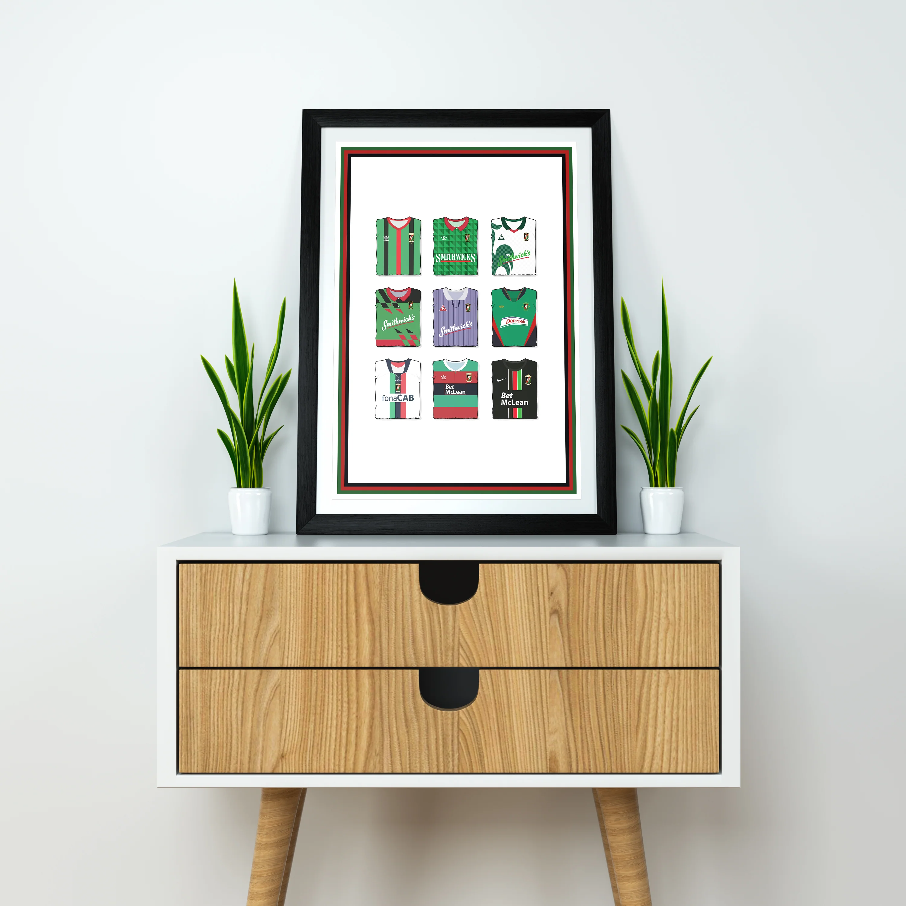 Glentoran Collection Heavyweight Art Print - Football Post - Perfect Gift - Birthday Present for Him - Image 4