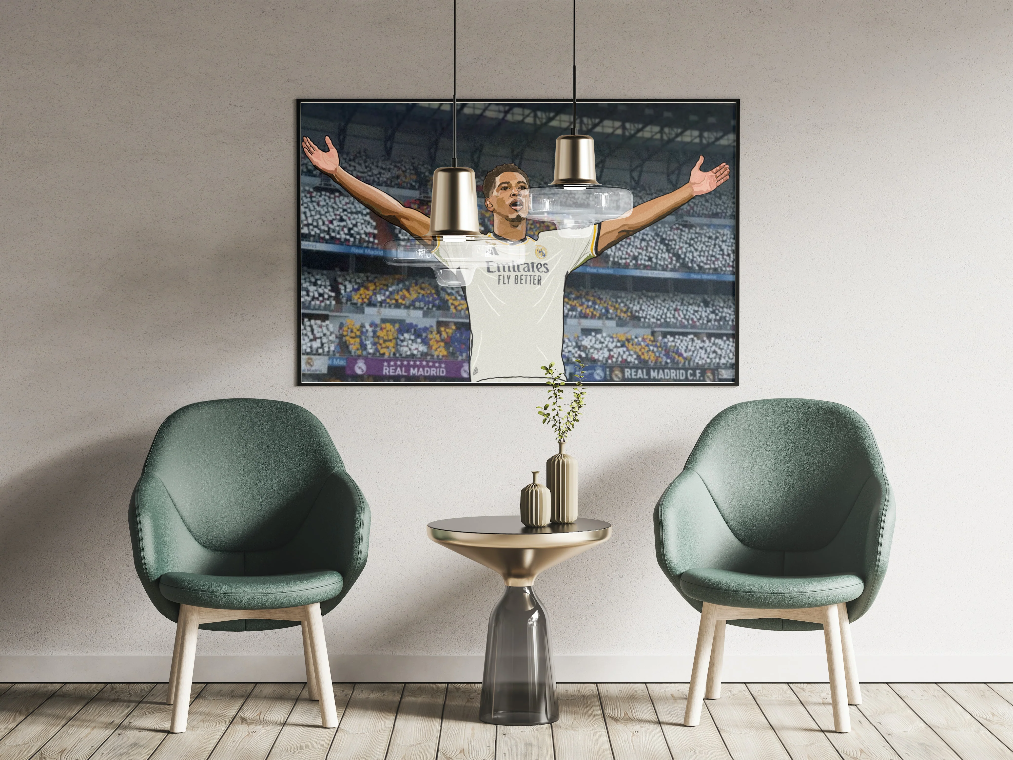 Jude Bellingham Real Madrid Heavyweight Art Print - Football Post - Perfect Gift - Birthday Present for Him - Image 3