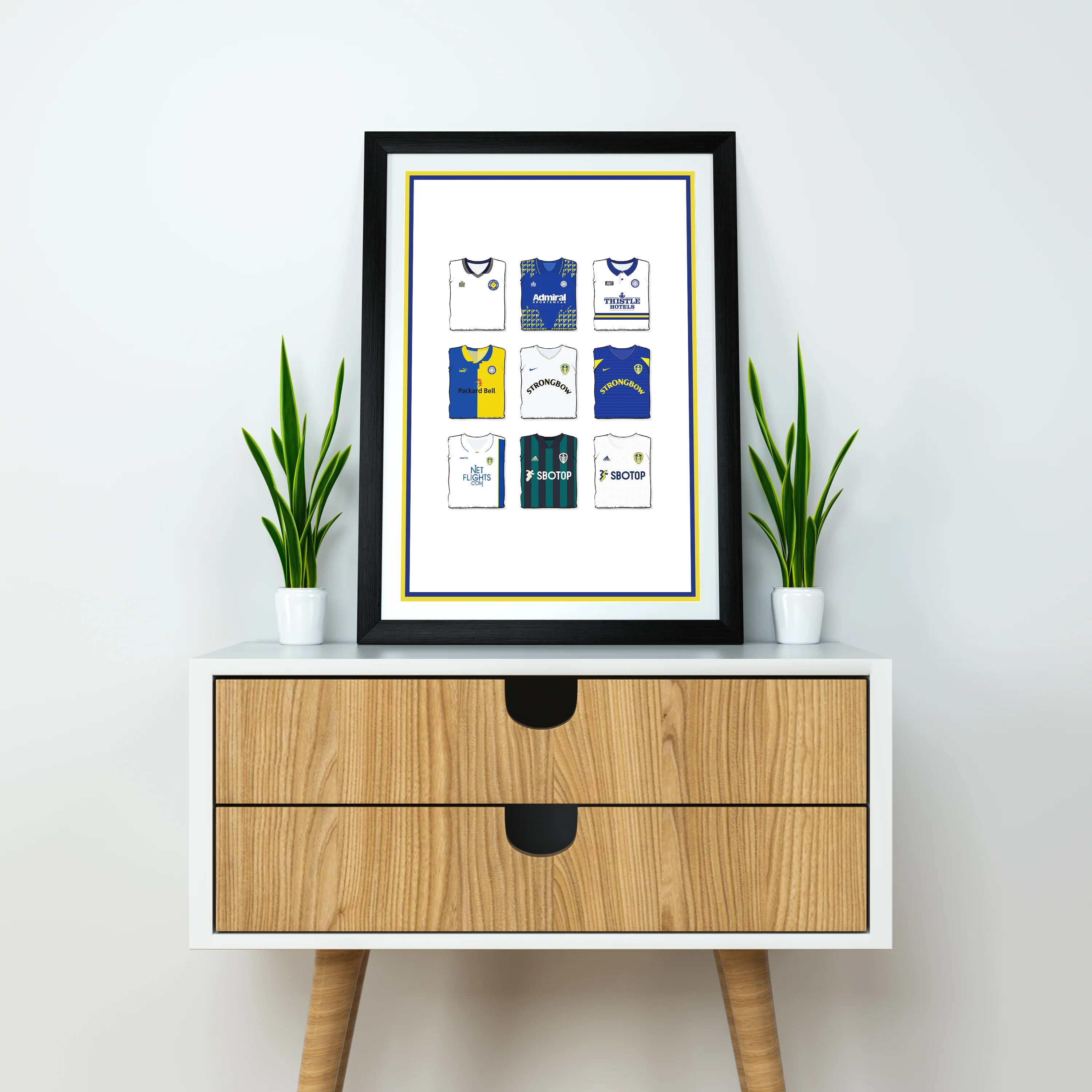 Leeds Collection Heavyweight Art Print - Football Post - Perfect Gift - Birthday Present for Him - Image 3