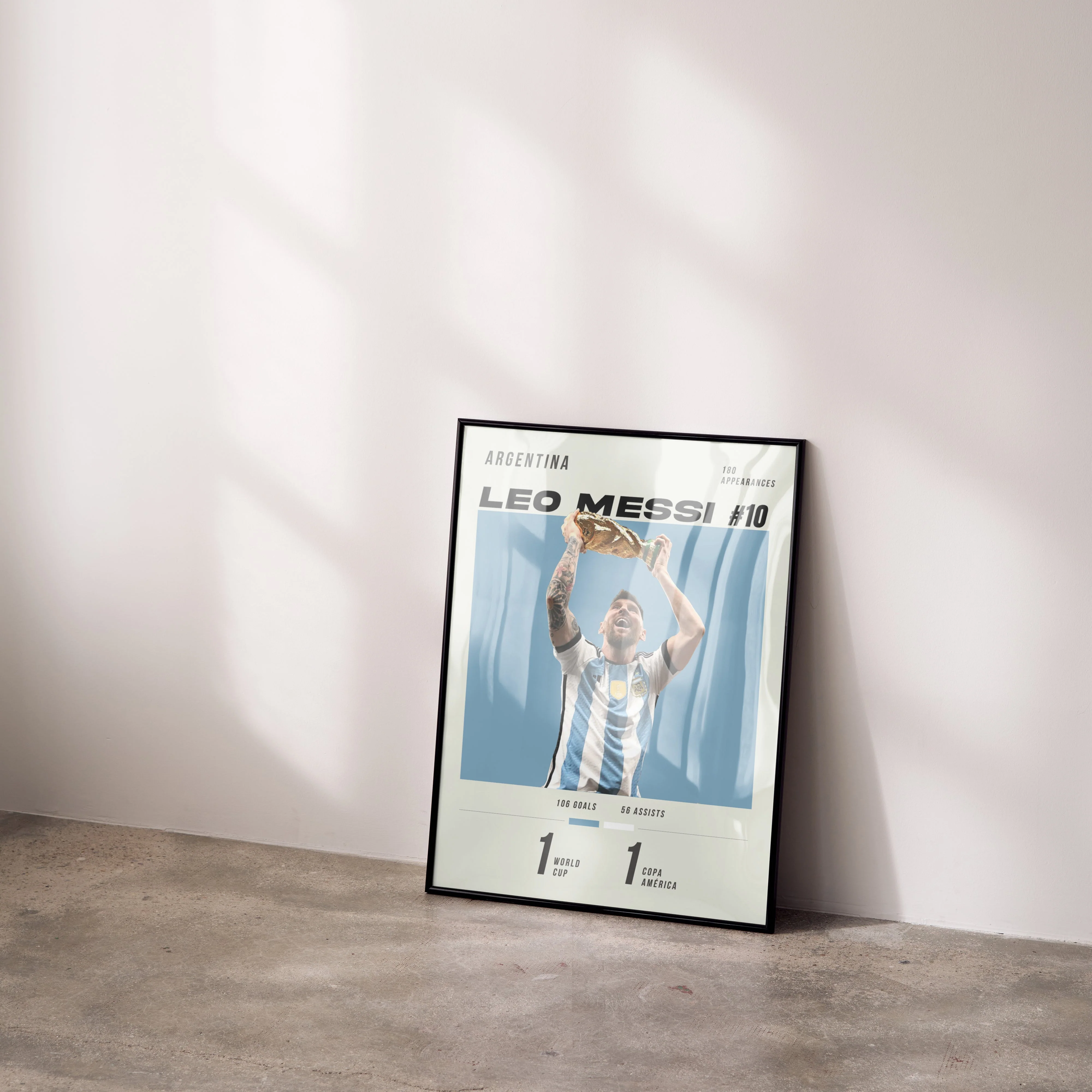 Leo Messi #10 Heavyweight Art Print - Image 2