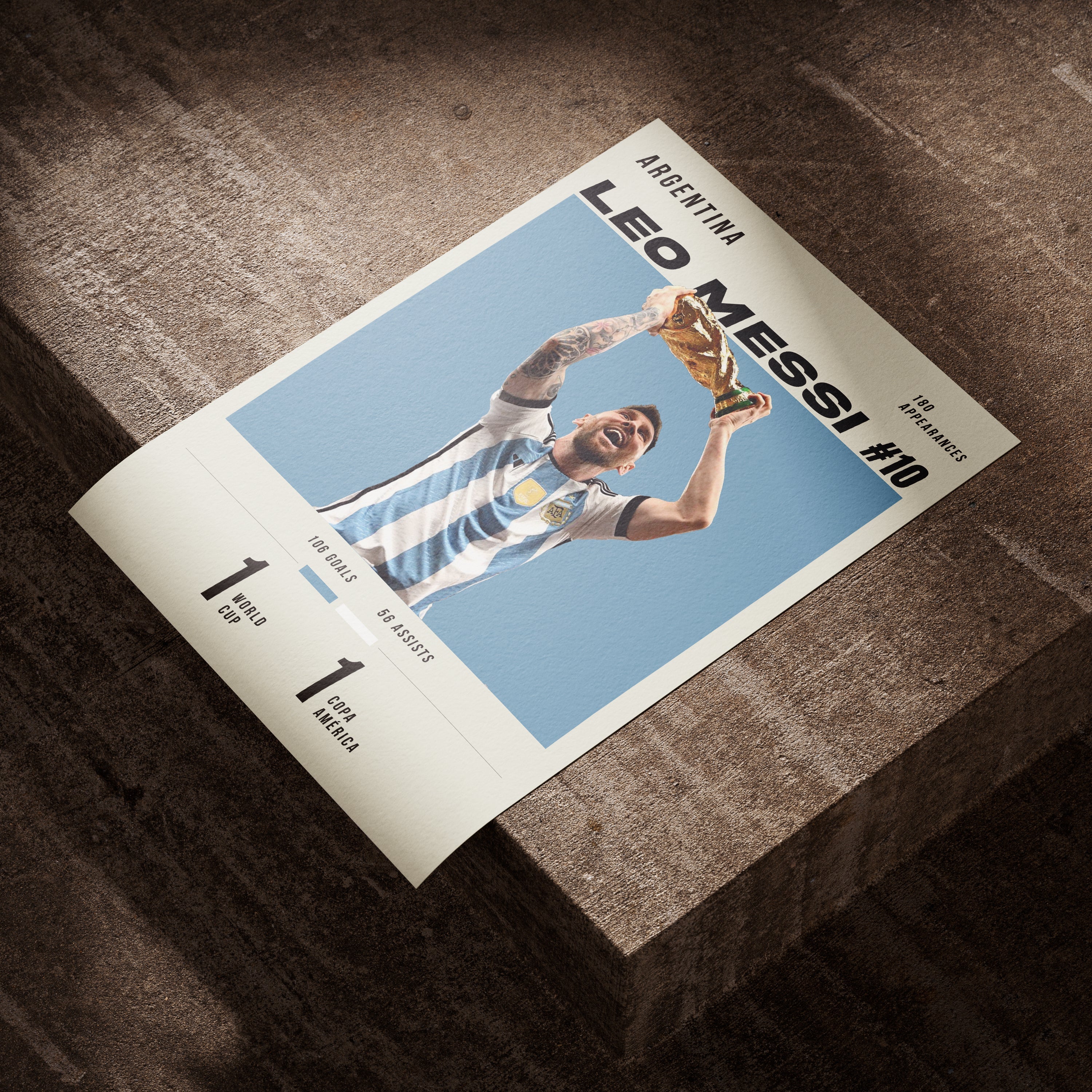 Leo Messi #10 Heavyweight Art Print - Image 4