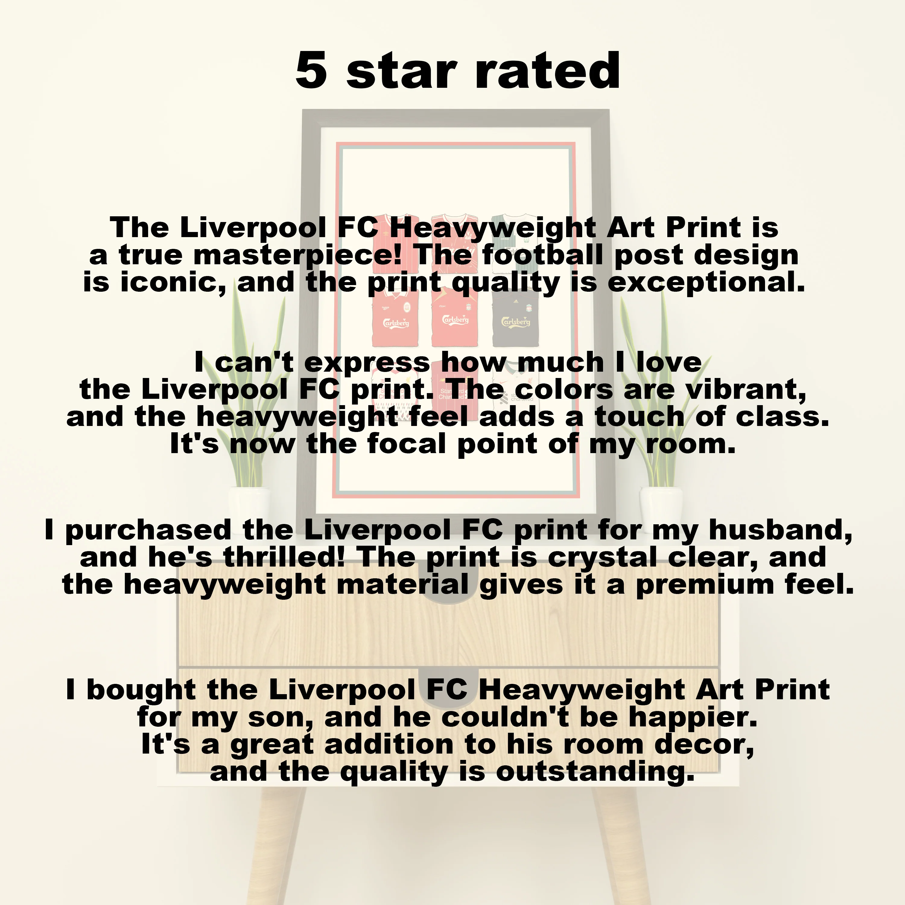 Liverpool FC Heavyweight Art Print - Football Post - Perfect Gift - Birthday Present for Him - Image 6