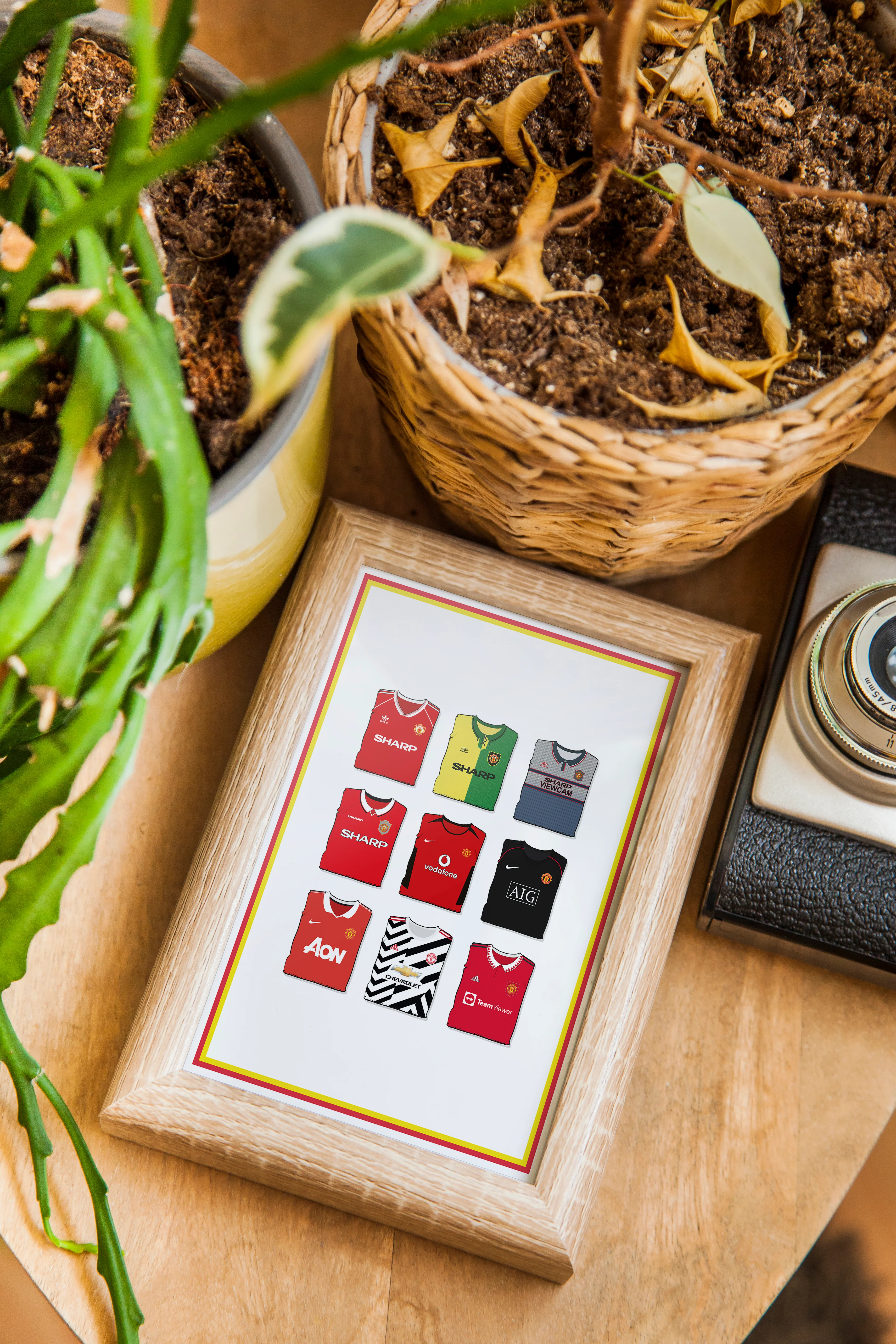 Manchester Utd Heavyweight Art Print - Football Post - Perfect Gift - Birthday Present for Him - Image 3