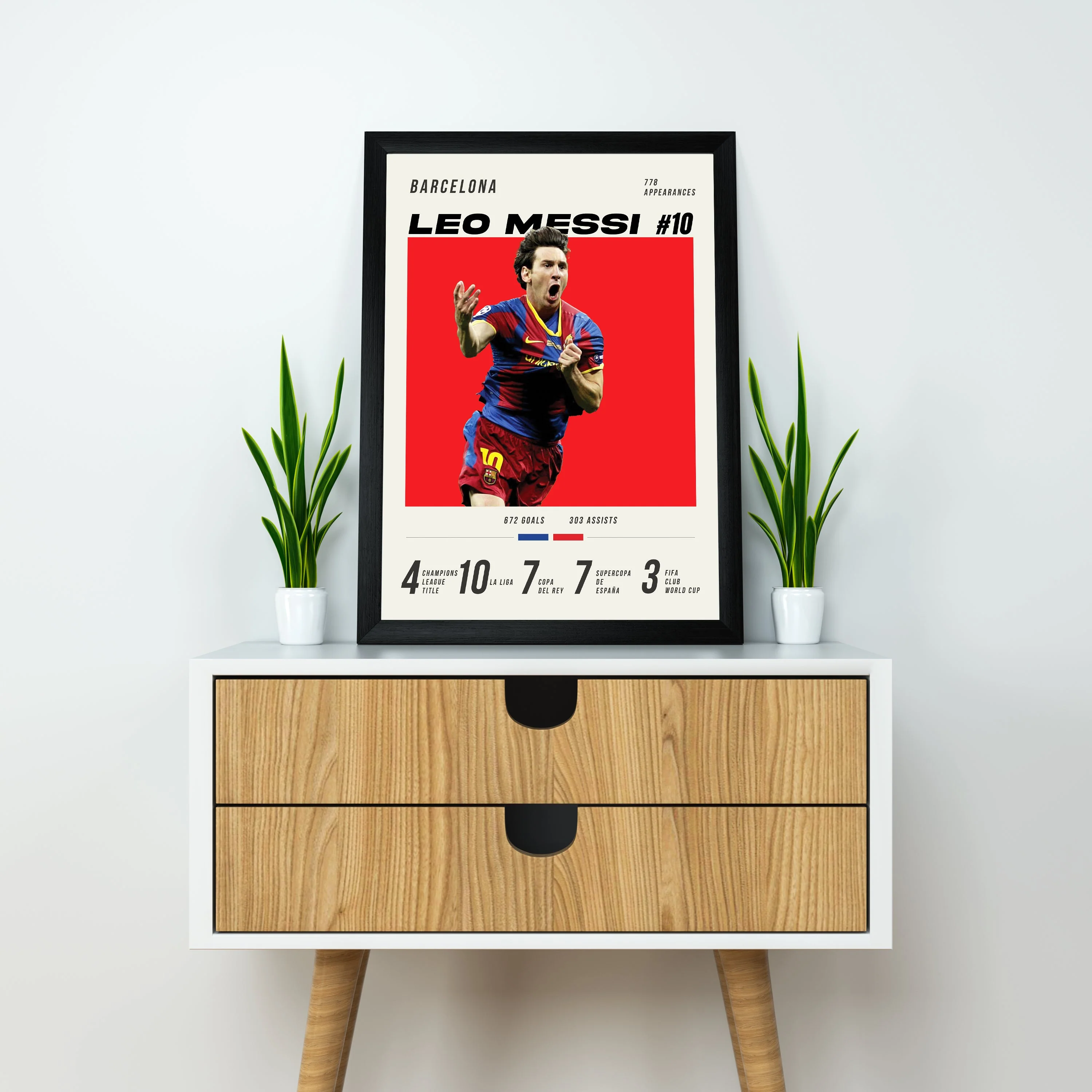 Messi #10 Heavyweight Art Print - Image 3