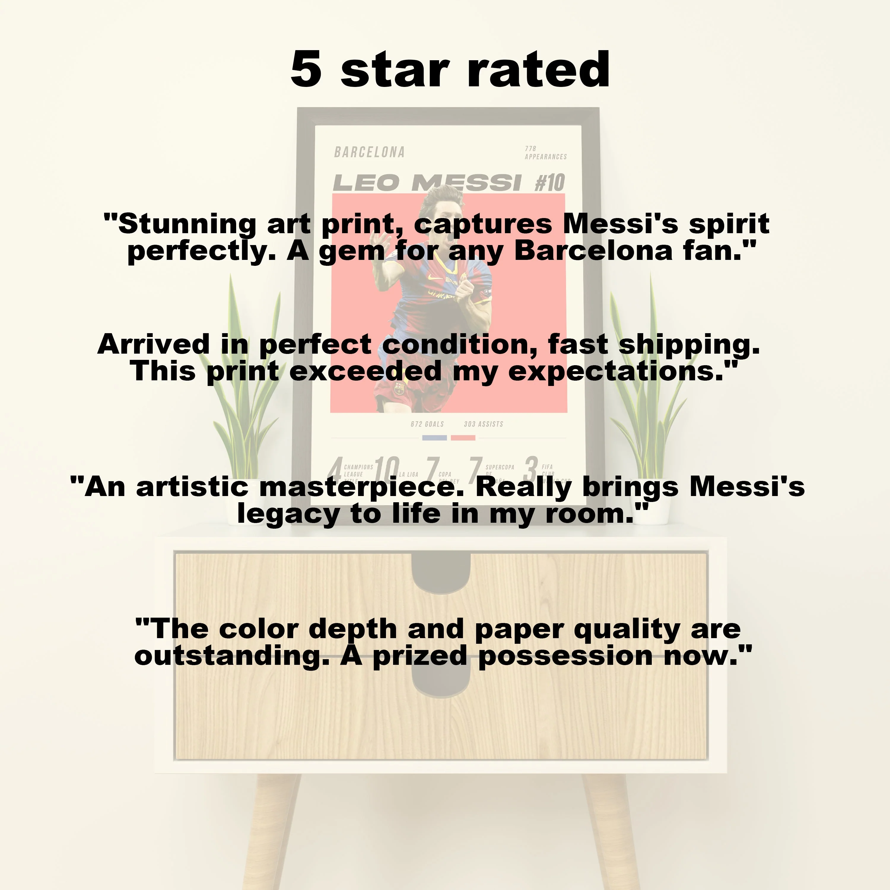 Messi #10 Heavyweight Art Print - Image 5