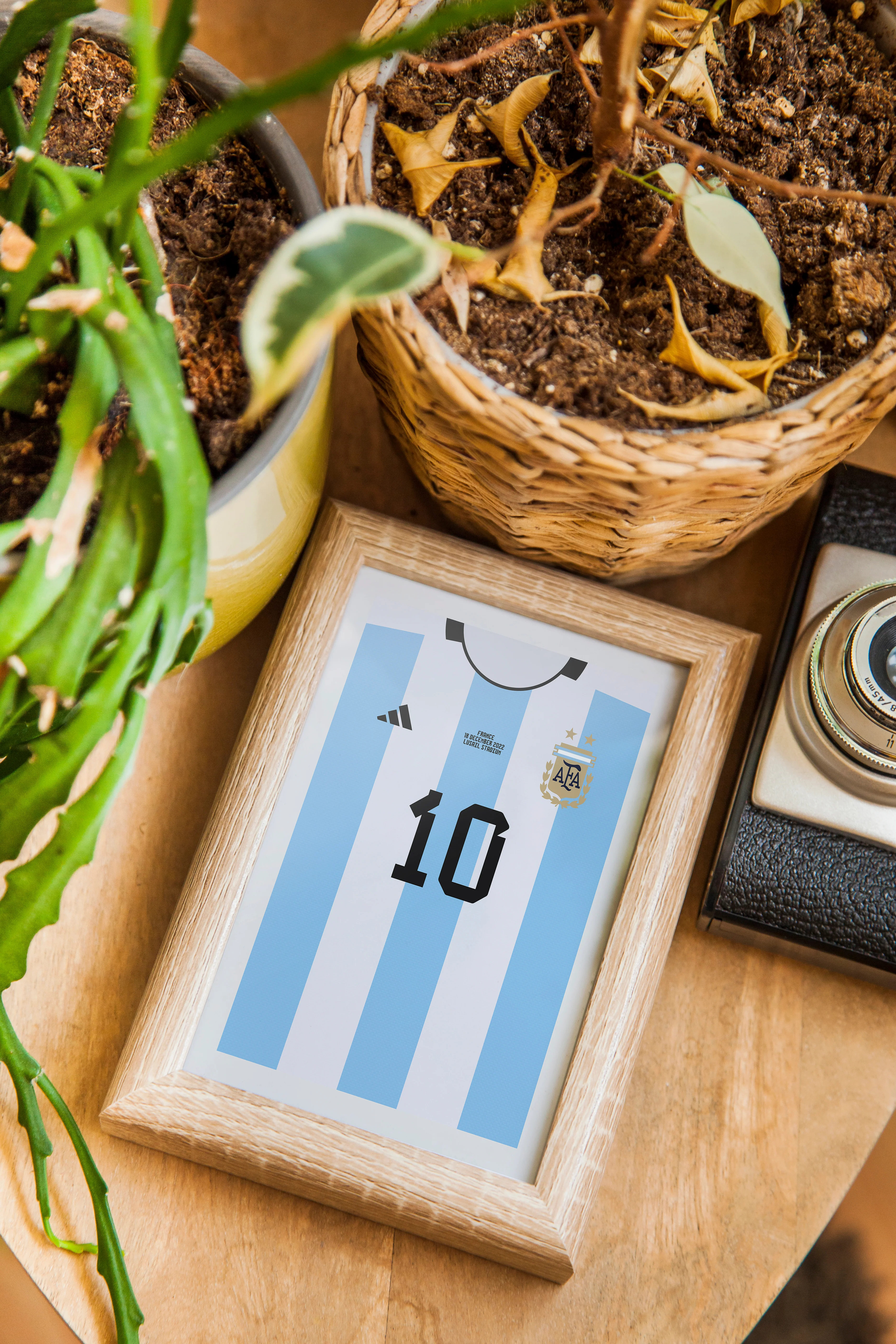 Messi Argentina 22/23 (Front) Heavyweight Art Print - Football Post - Perfect Gift - Birthday Present for Him - Image 3