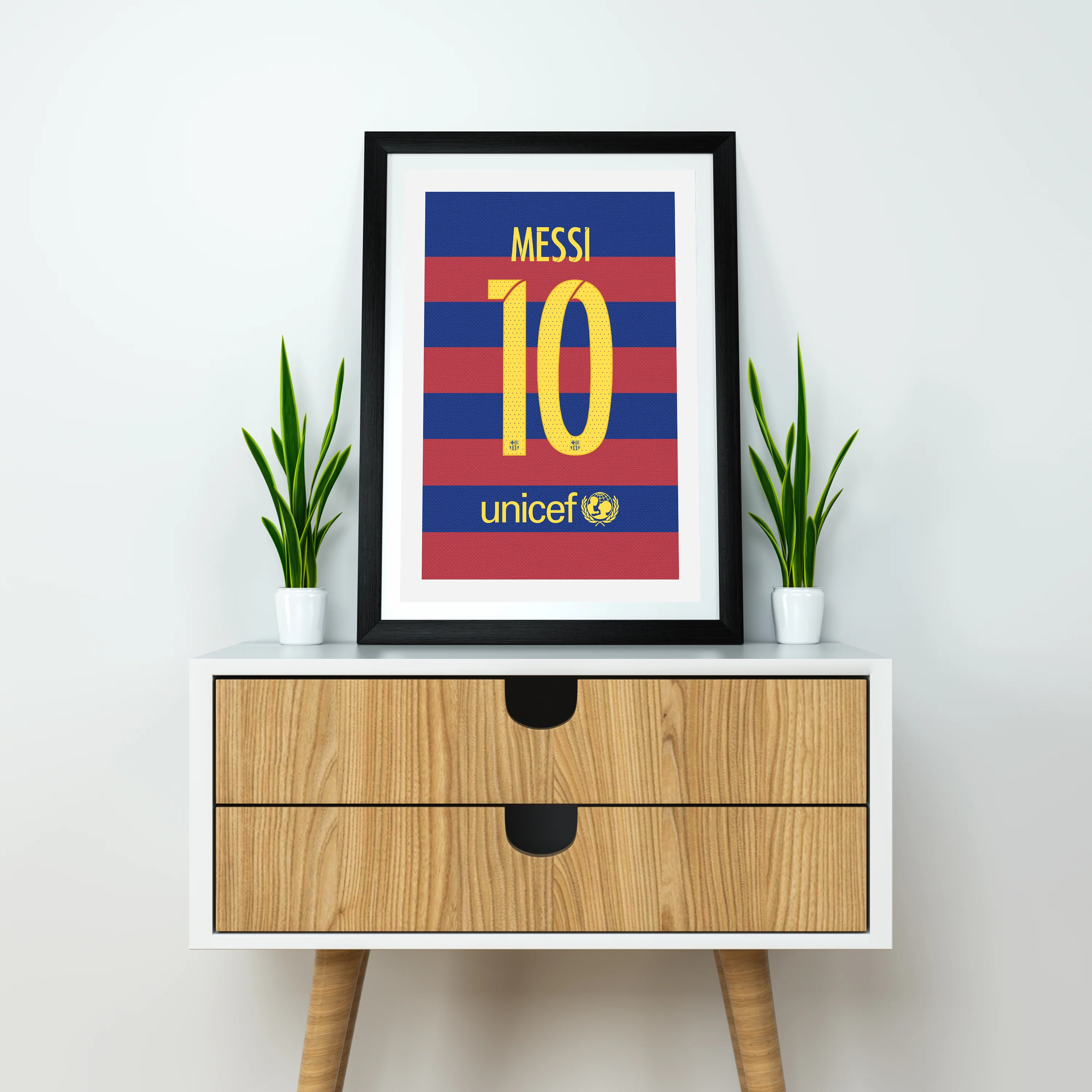 Messi Barcelona 15/16 (Back) Heavyweight Art Print - Football Post - Perfect Gift - Birthday Present for Him - Image 4