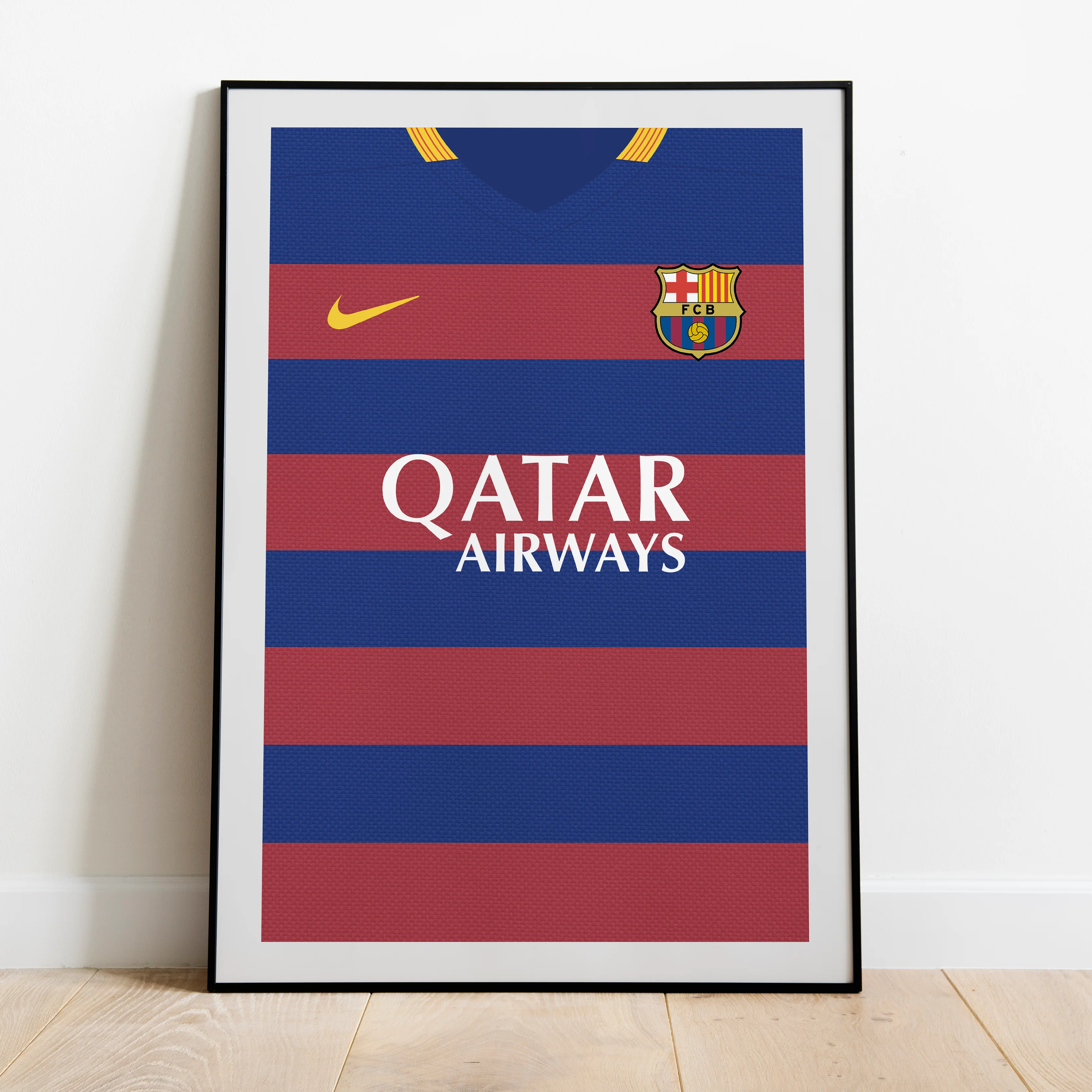 Messi Barcelona 15/16 (Front) Heavyweight Art Print - Football Post - Perfect Gift - Birthday Present for Him