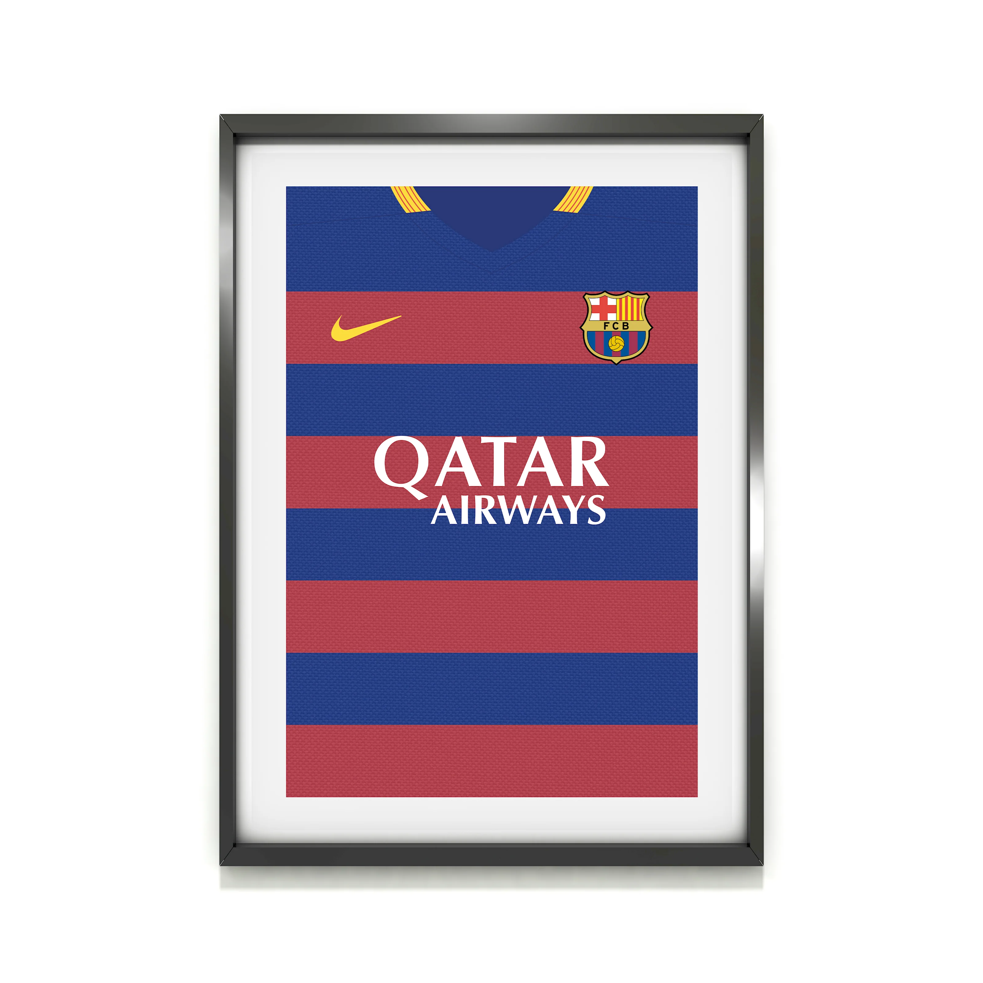 Messi Barcelona 15/16 (Front) Heavyweight Art Print - Football Post - Perfect Gift - Birthday Present for Him - Image 2