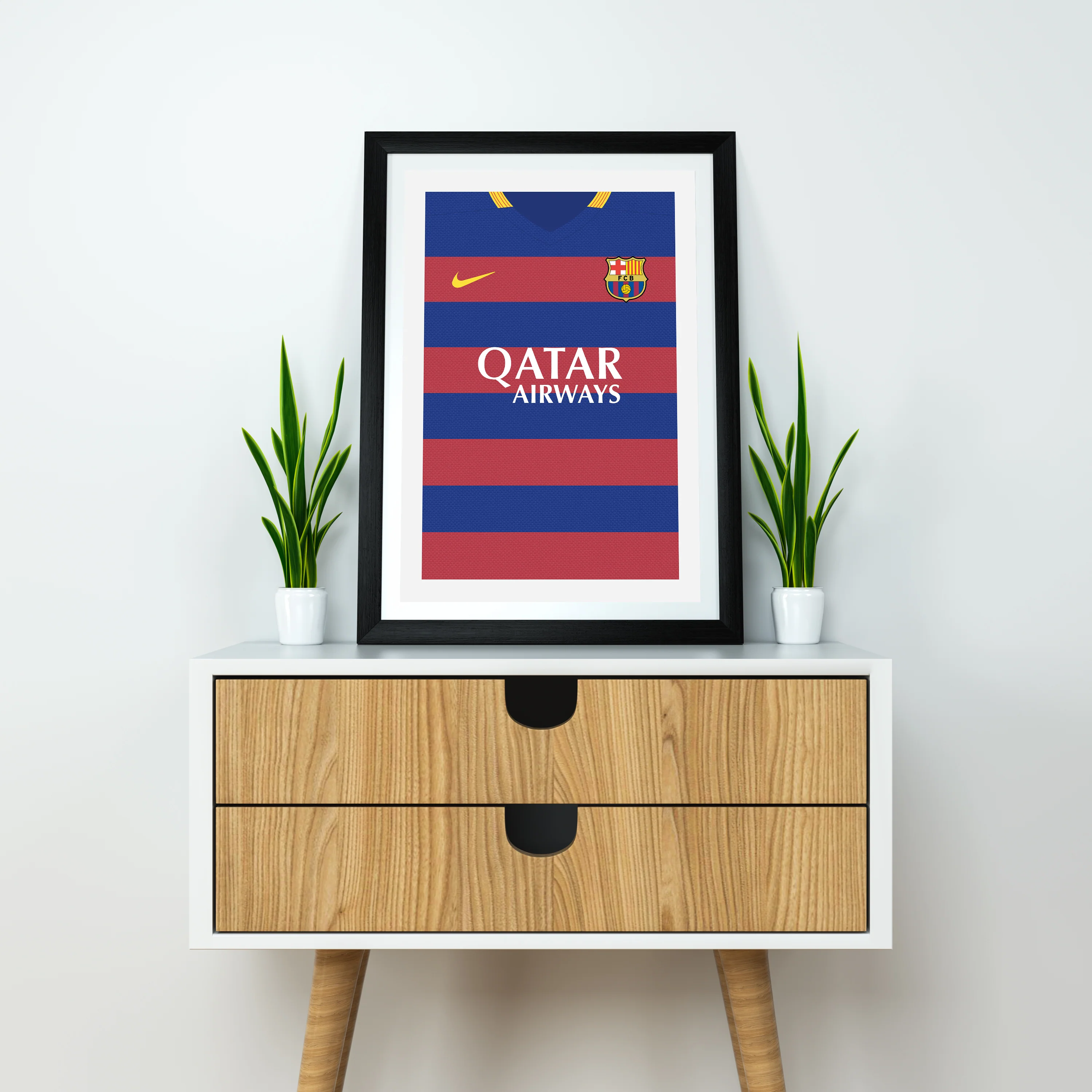 Messi Barcelona 15/16 (Front) Heavyweight Art Print - Football Post - Perfect Gift - Birthday Present for Him - Image 3