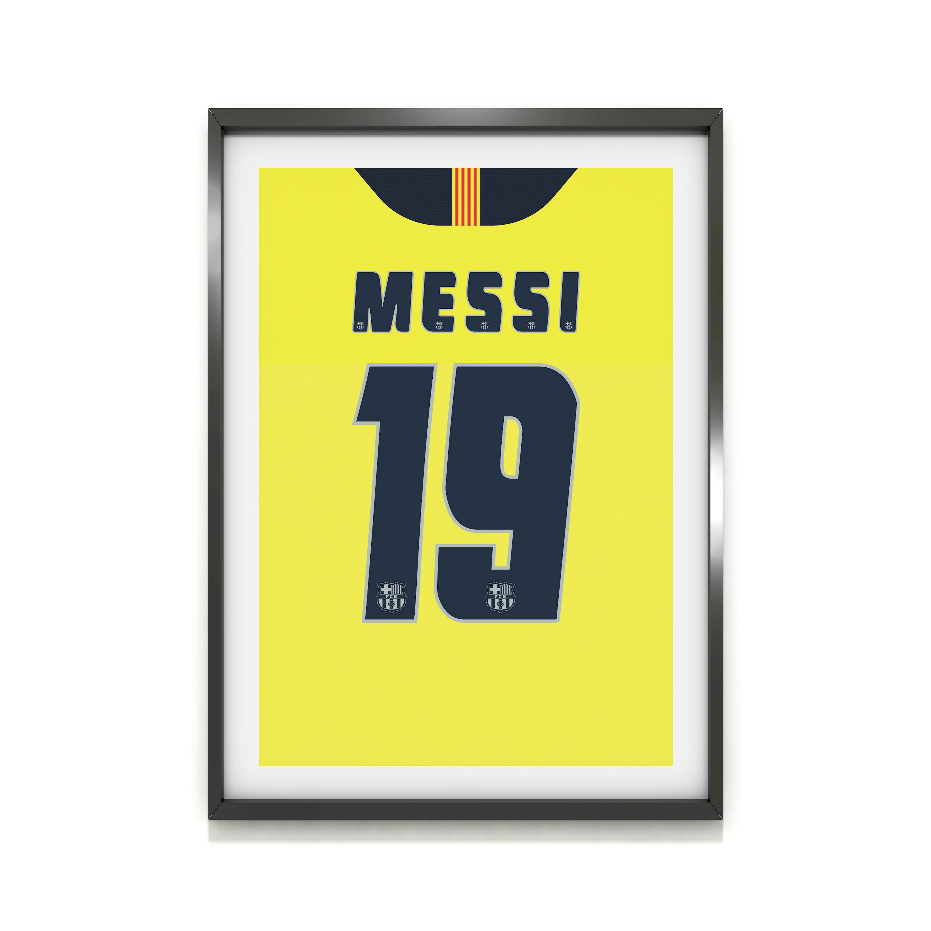 Messi Barcelona 2005/06 (Back) Heavyweight Art Print - Football Post - Perfect Gift - Birthday Present for Him - Image 2