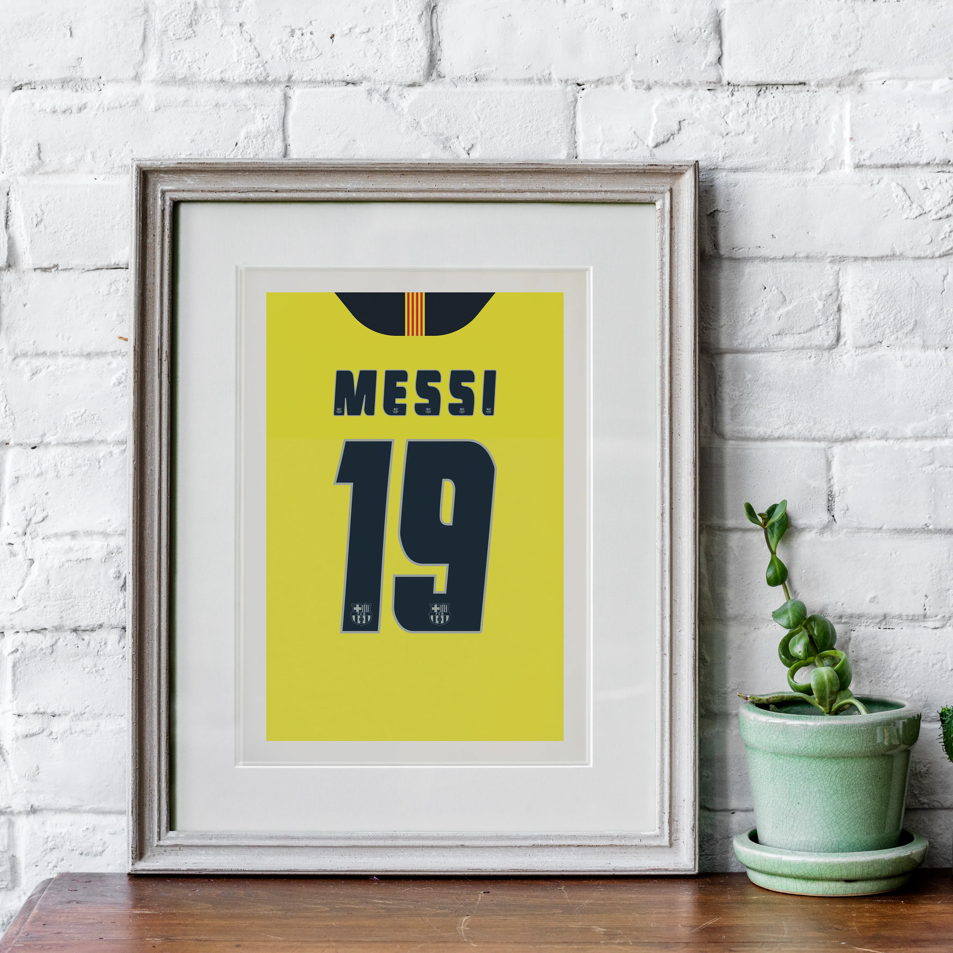 Messi Barcelona 2005/06 (Back) Heavyweight Art Print - Football Post - Perfect Gift - Birthday Present for Him - Image 3