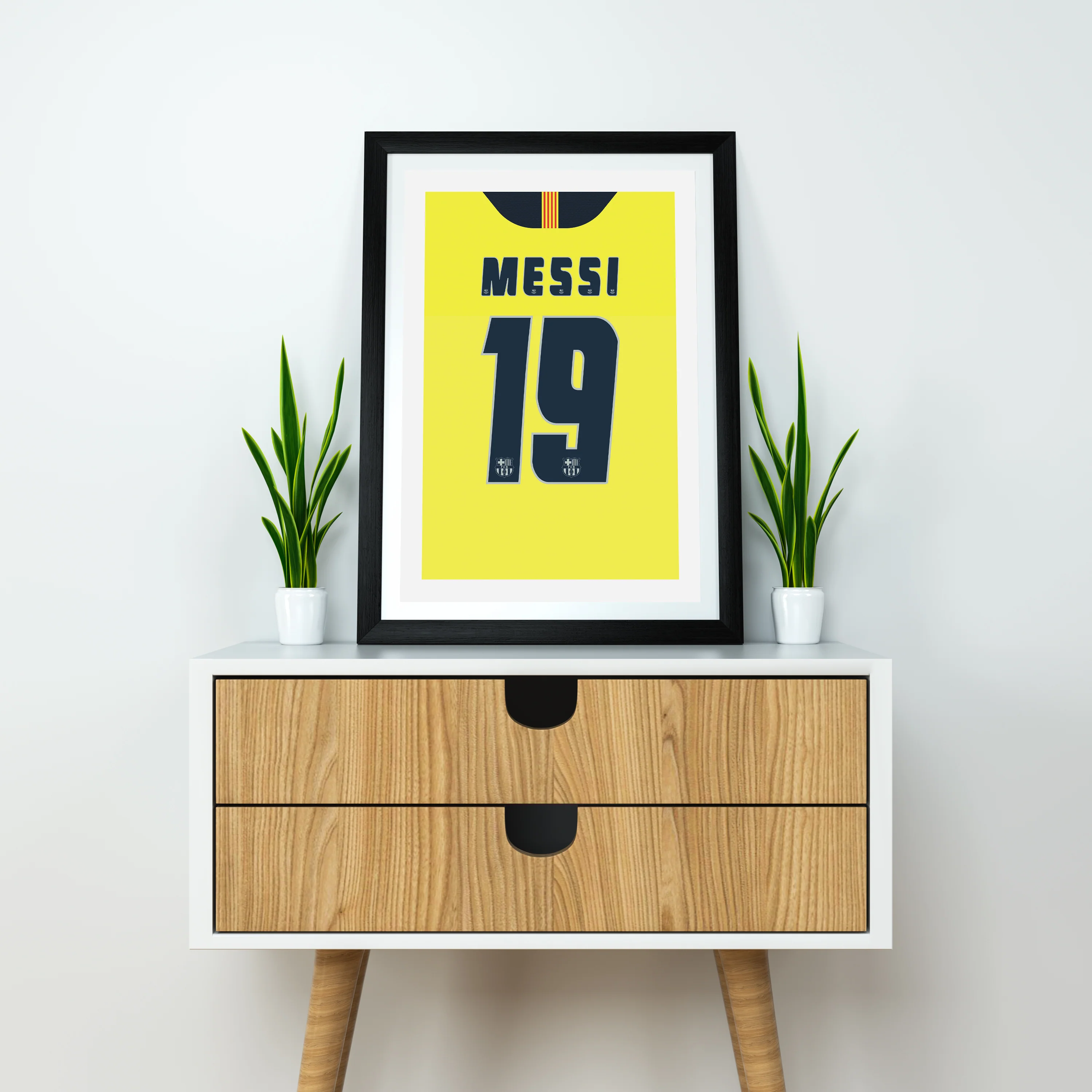 Messi Barcelona 2005/06 (Back) Heavyweight Art Print - Football Post - Perfect Gift - Birthday Present for Him - Image 4