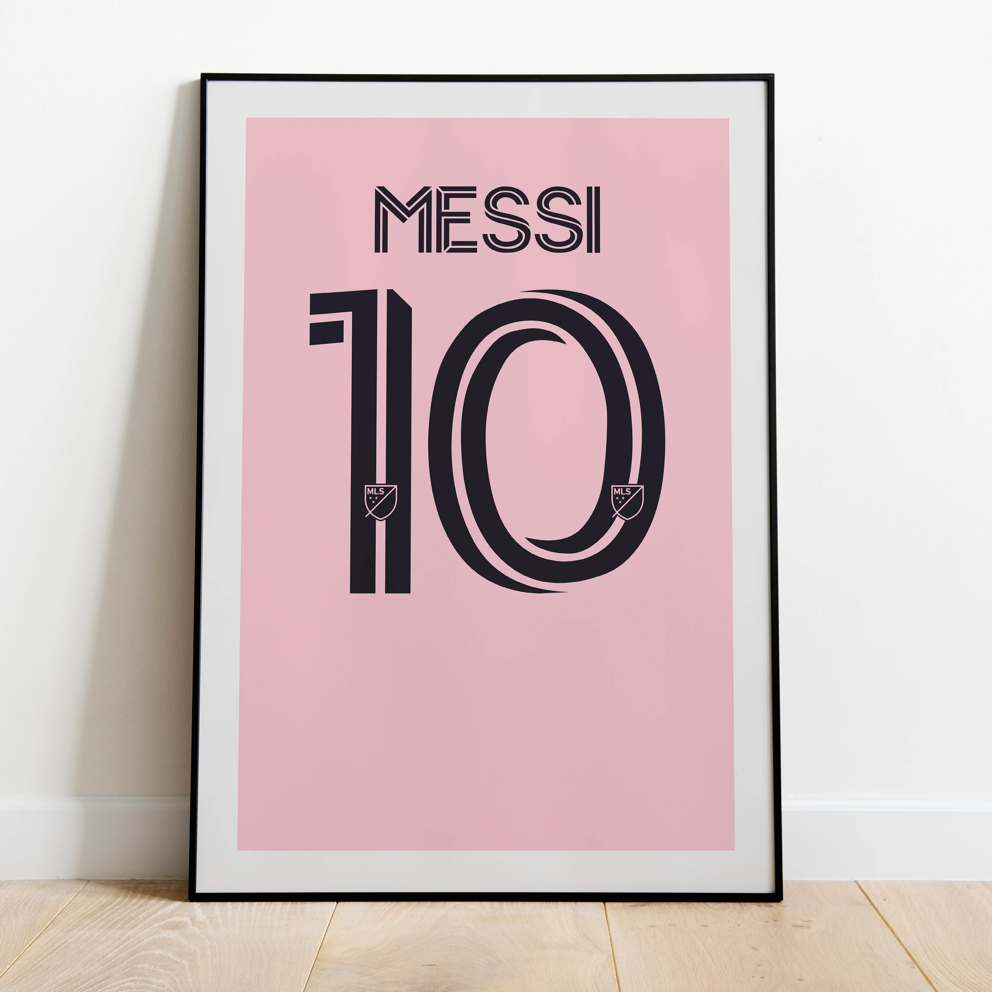 Messi Inter Miami (Back) Heavyweight Art Print - Football Post - Perfect Gift - Birthday Present for Him