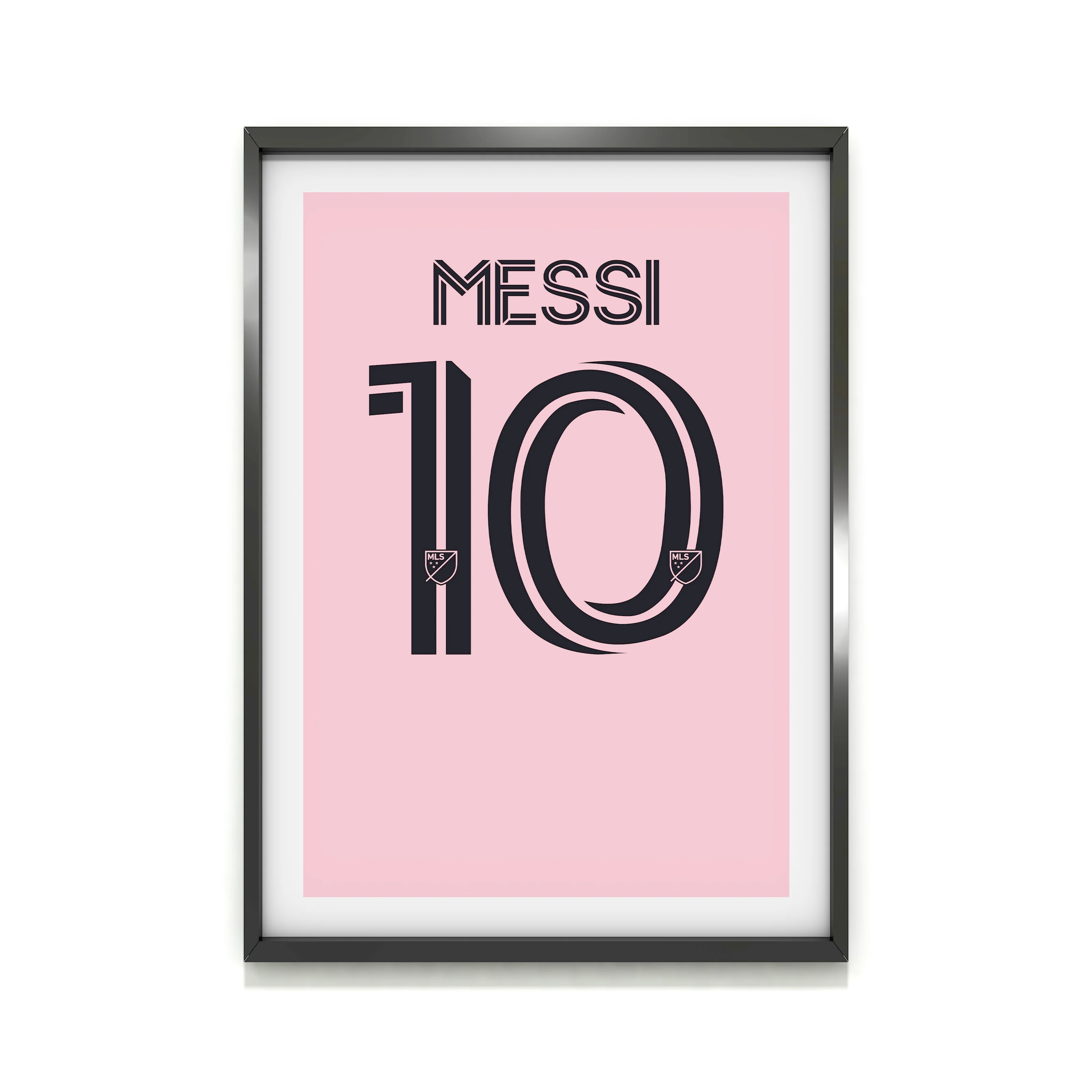 Messi Inter Miami (Back) Heavyweight Art Print - Football Post - Perfect Gift - Birthday Present for Him - Image 2