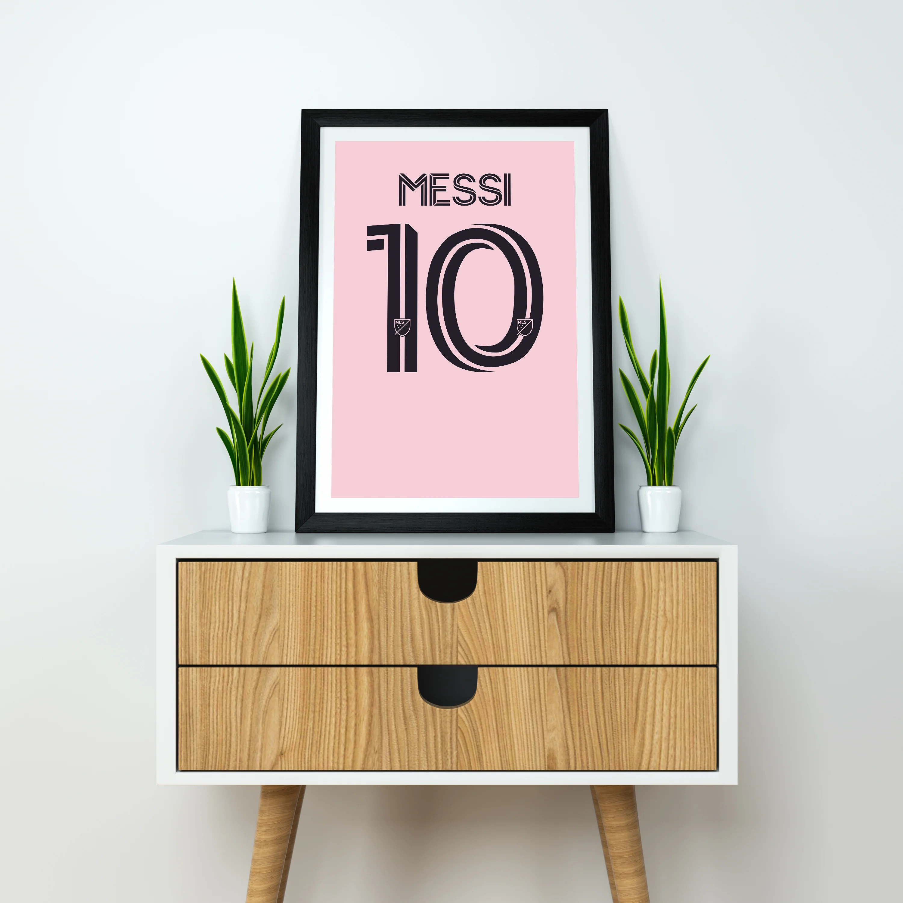 Messi Inter Miami (Back) Heavyweight Art Print - Football Post - Perfect Gift - Birthday Present for Him - Image 3