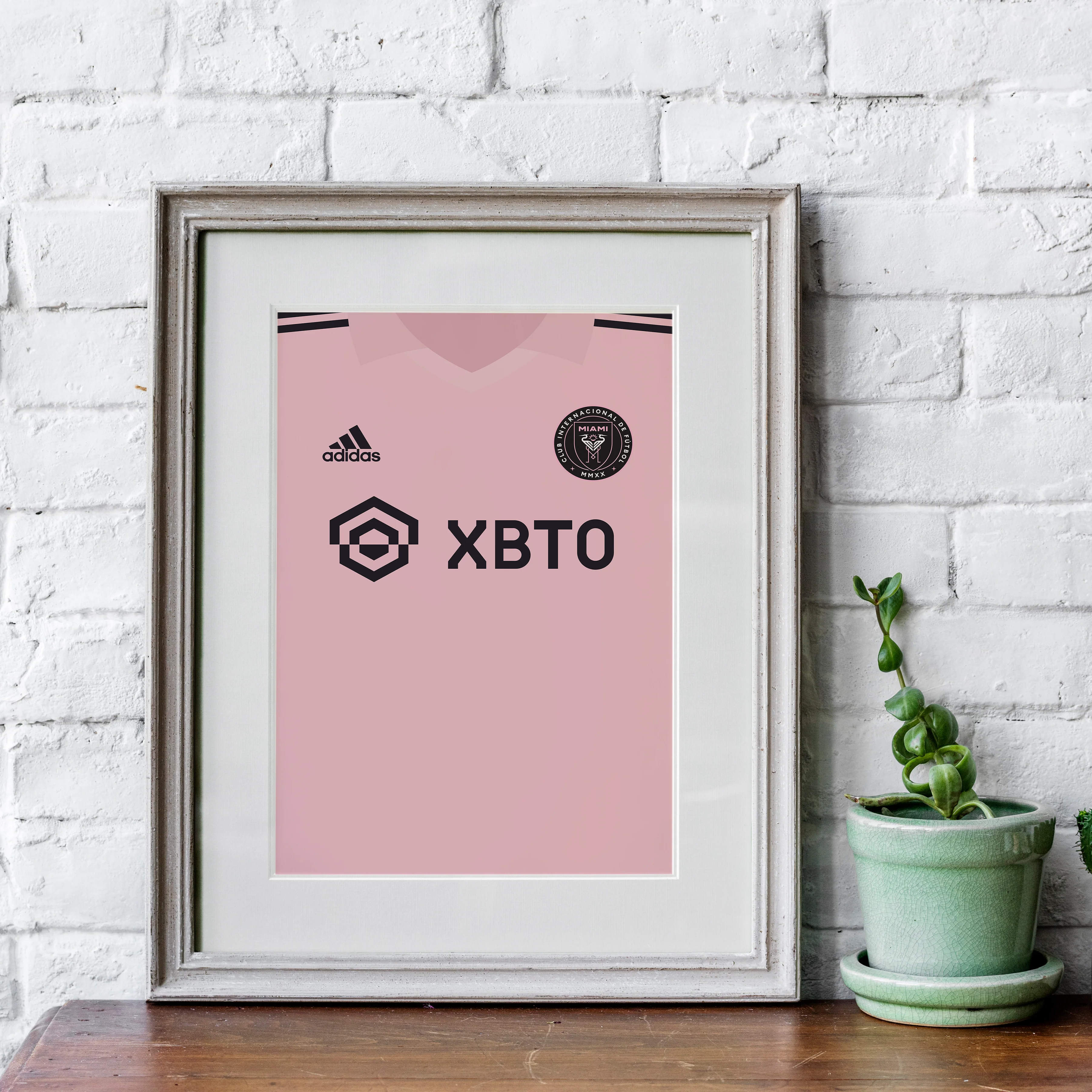Messi Inter Miami (Front) Heavyweight Art Print - Football Post - Perfect Gift - Birthday Present for Him - Image 3