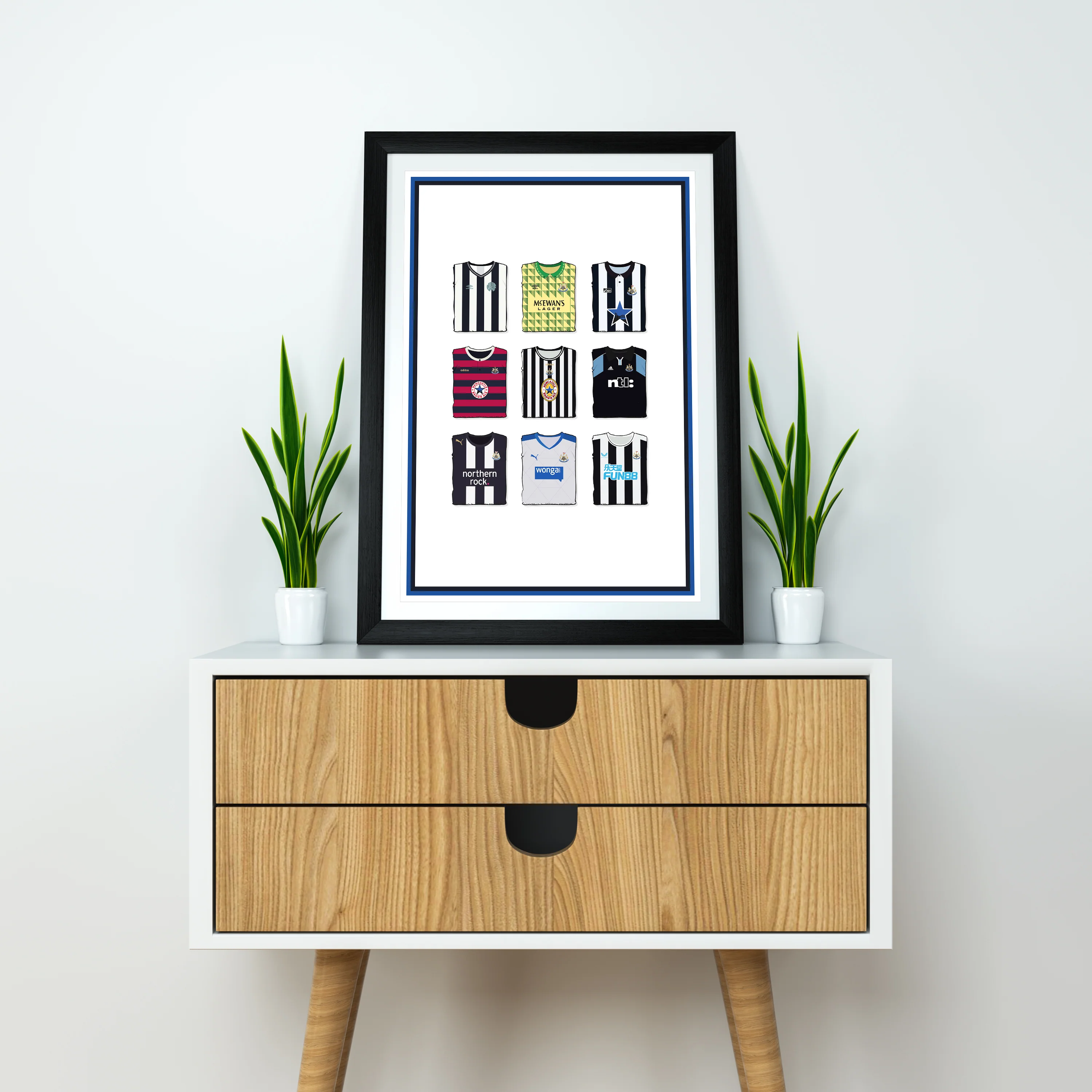 Newcastle Collection Heavyweight Art Print - Football Post - Perfect Gift - Birthday Present for Him - Image 3
